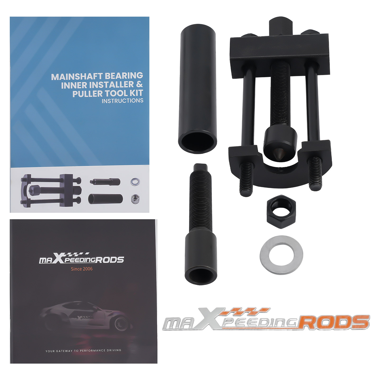 Pulley Puller & Installer passt for Harley Transmission Mainshaft Bearing Inner