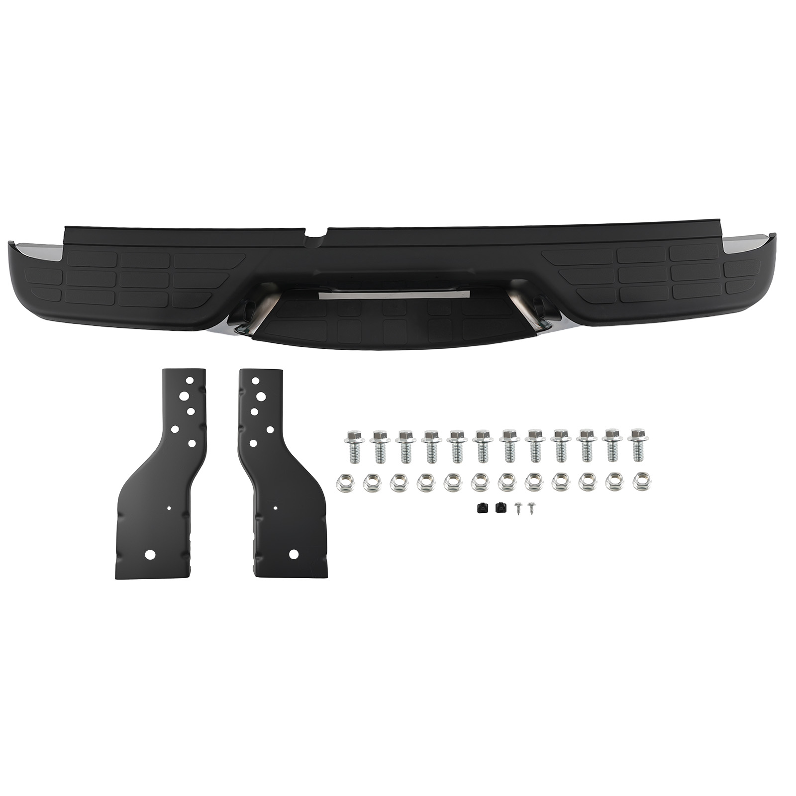 Chrome Rear Bumper for Chevrolet S10 98-04 Reinforced Steel GM1101102