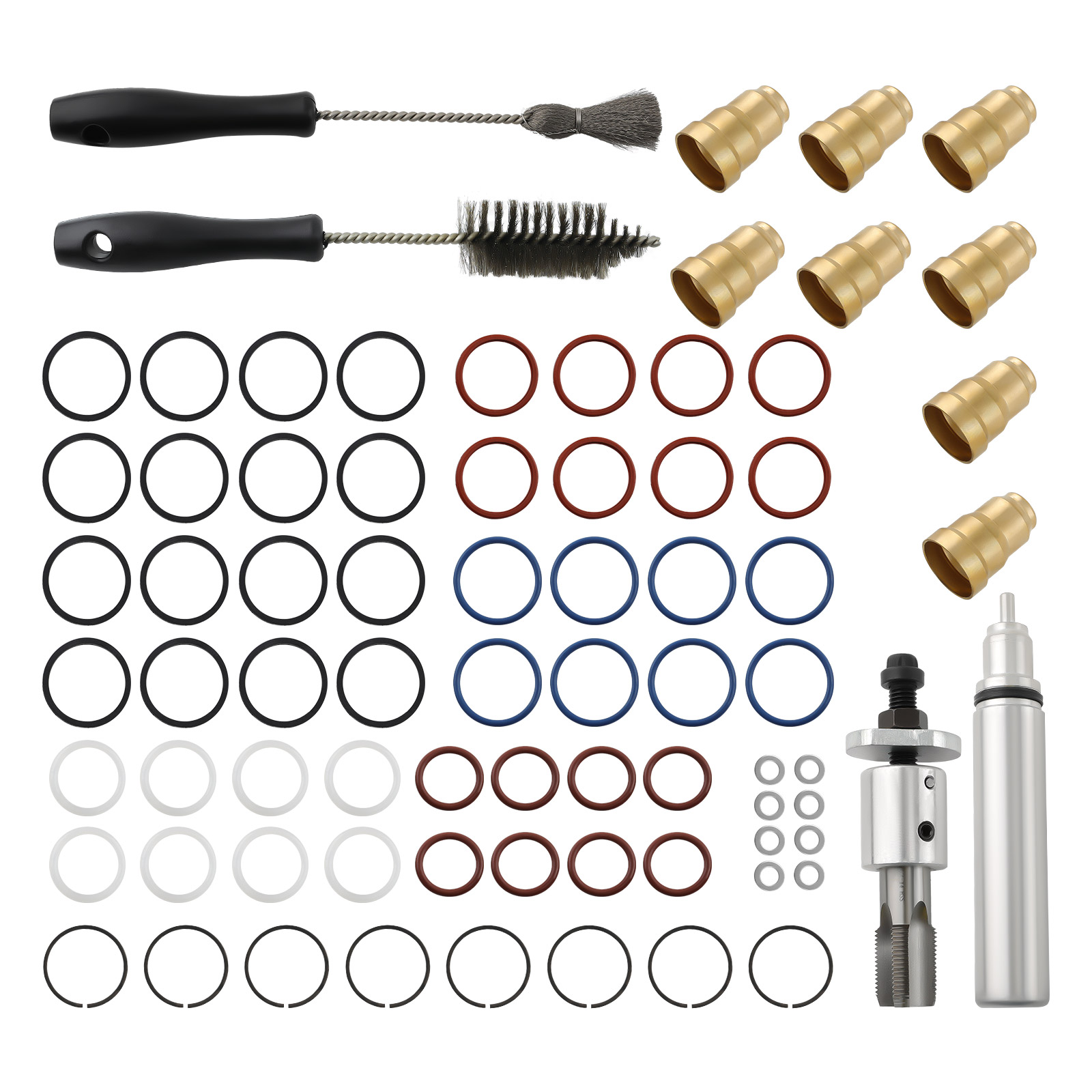 FUEL INJECTOR SLEEVE CUP REMOVAL INSTALATION TOOL KIT for NAVISTAR T444E DT466E