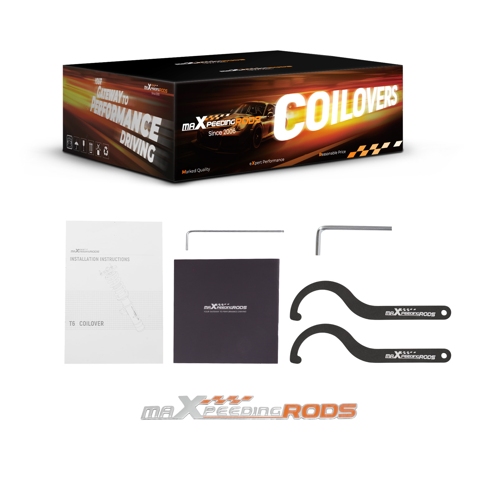 24 Way Adjustable Coilover Suspension Shocks Kit For Toyota Corolla 1988-2002