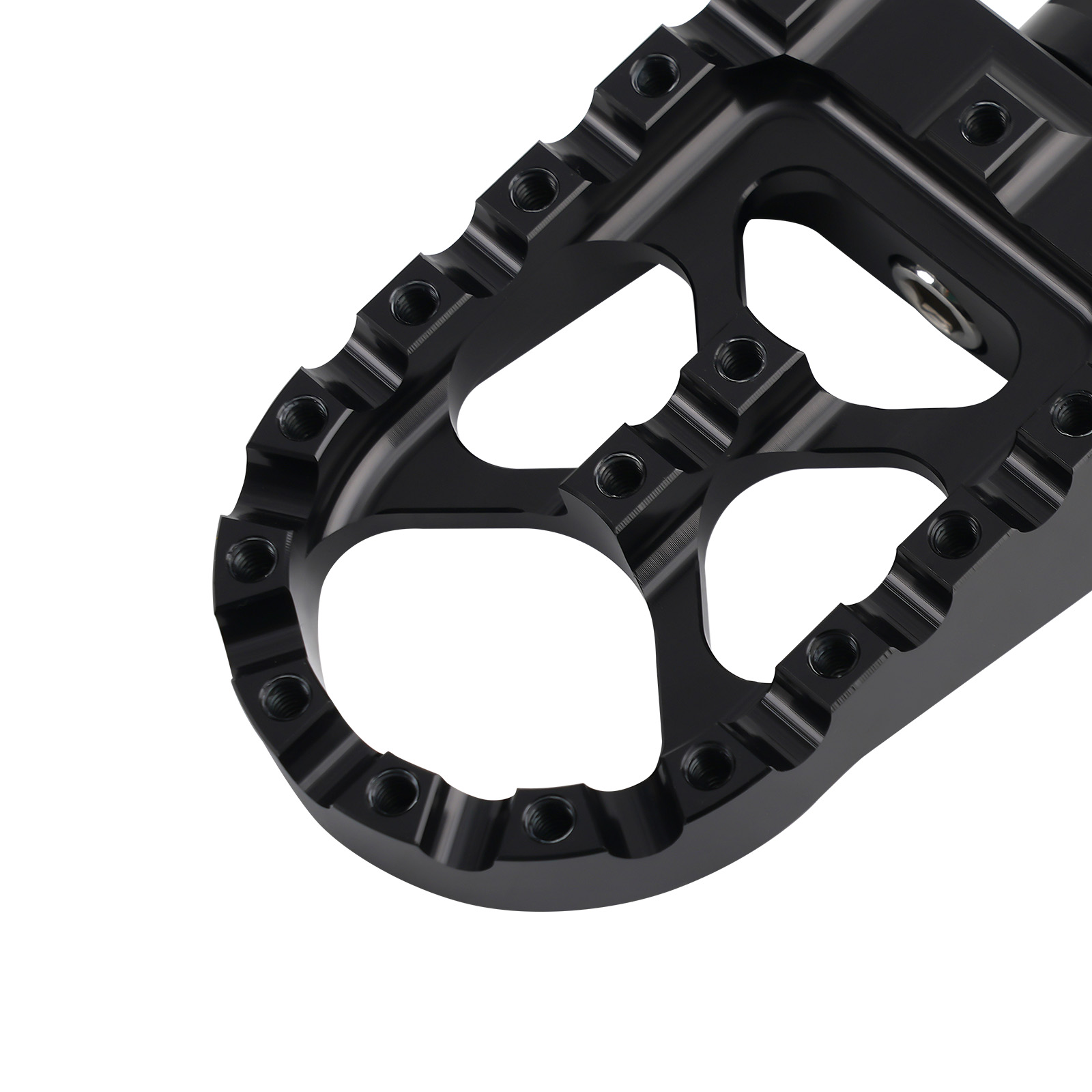 MX Style Wide Foot Pegs Footrest Chopper Bobber For Harley Dyna 1993-2017