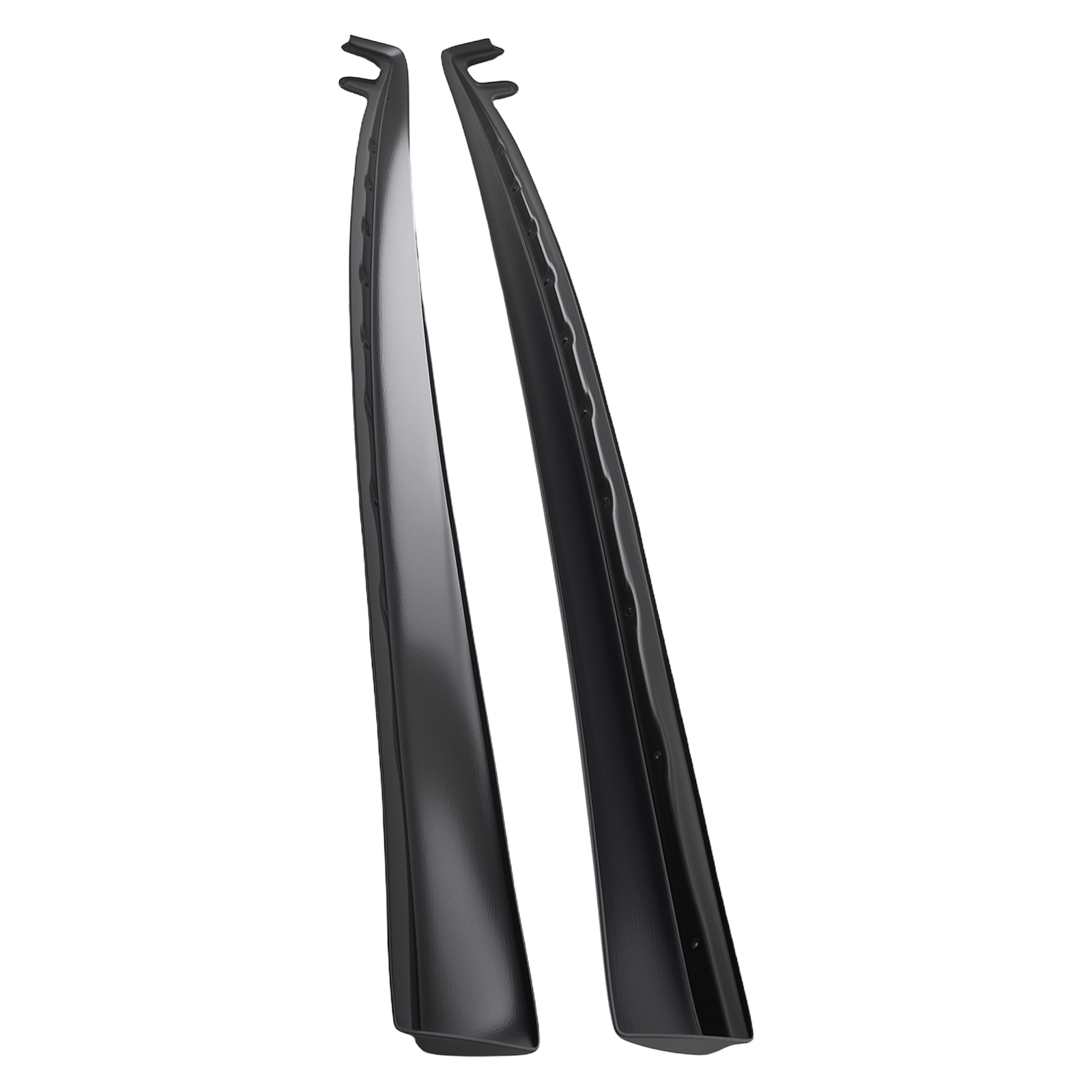 Body Kit Side Skirt Extension for Chevrolet Corvette Wide Body 2005-13 Black ABS