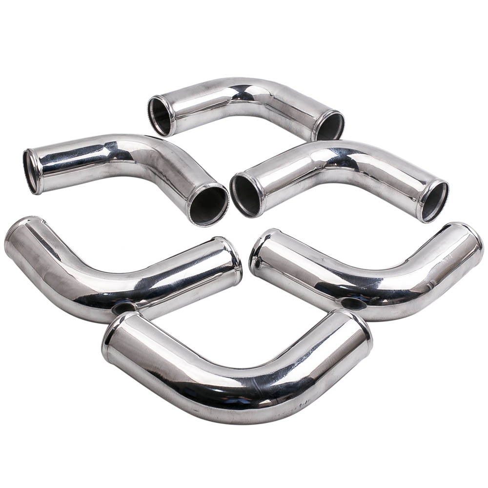 UNIVERSAL TURBO BOOST INTERCOOLER PIPE KIT 2.5" 64mm 12 PCS Aluminum PIPING BLUE eBay