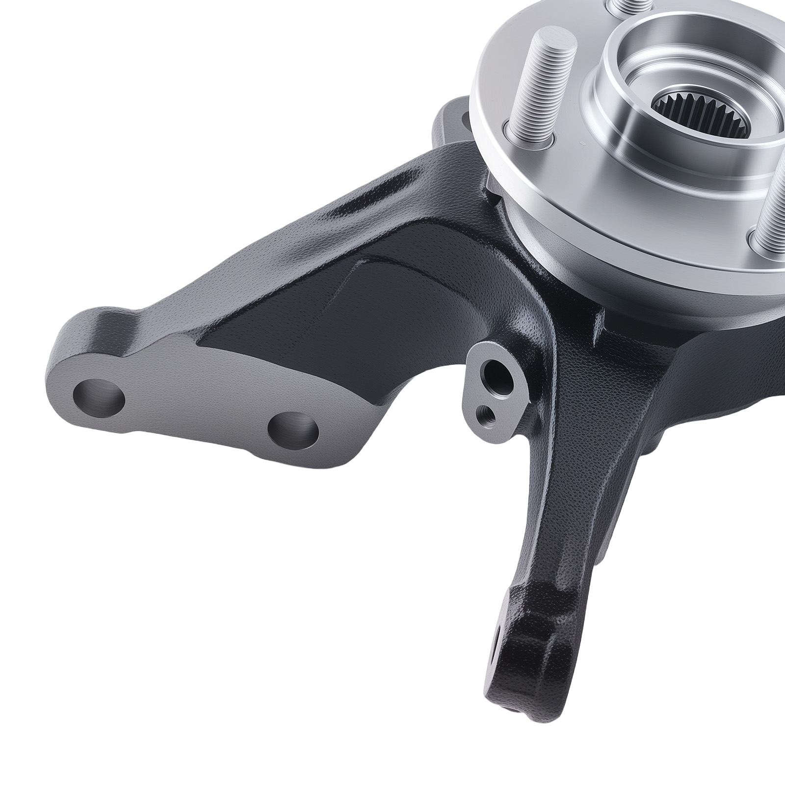 2pc Front Left RH Wheel Bearing Hub Knuckle Assembly For Nissan Versa 2013-2019