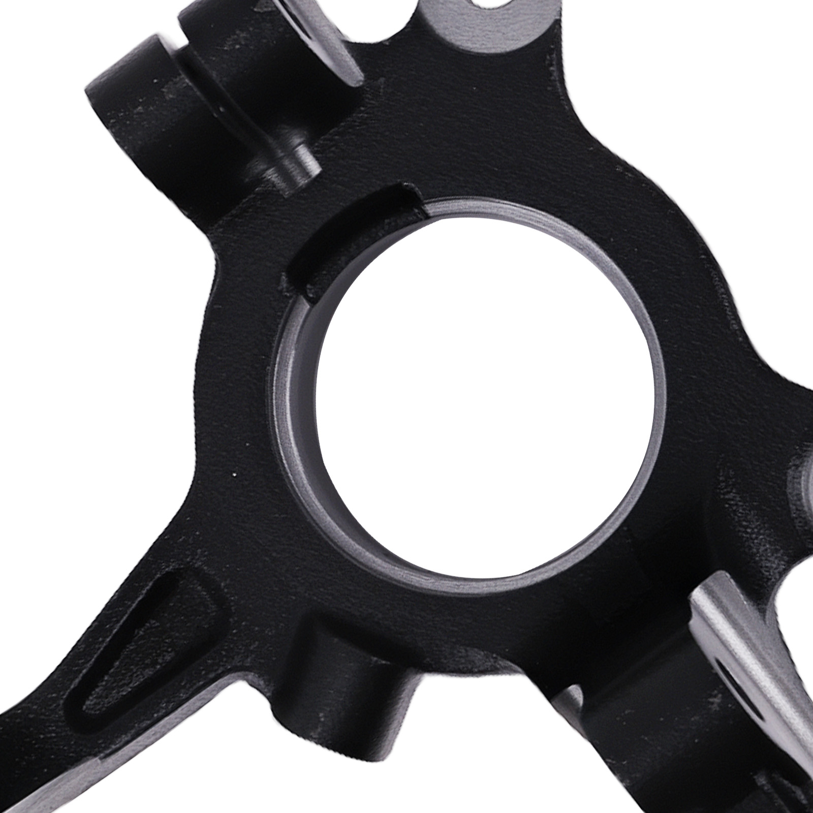 Front Steering Knuckle Assembly Kit for Mitsubishi Lancer 2008-17 3870A011 Black