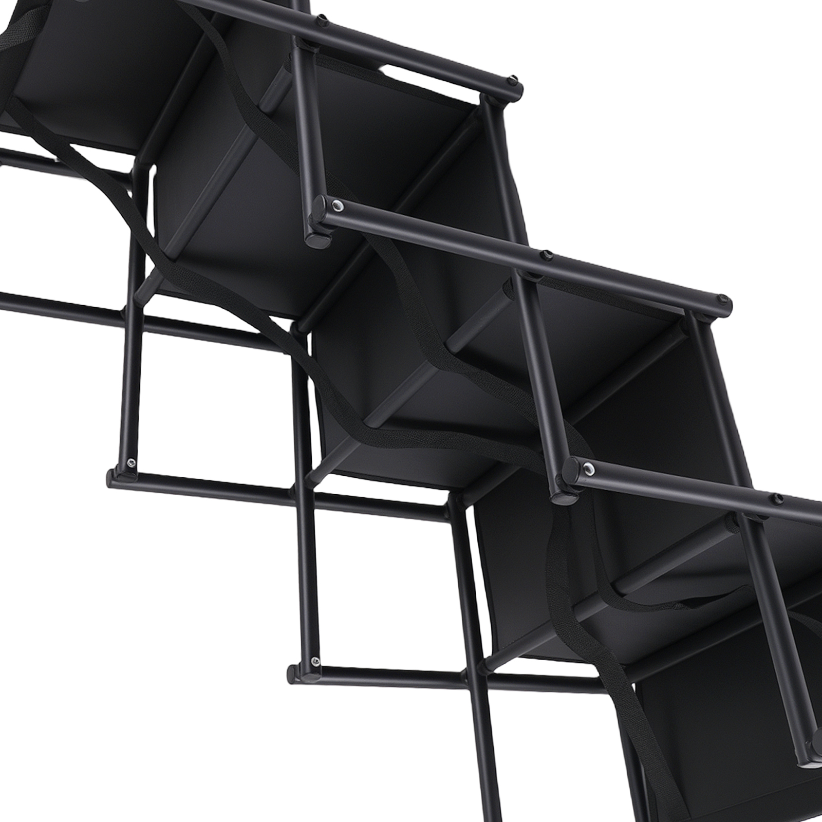 Foldable Dog Steps 4 Tier Non-Slip Ladder for Safe Ascent Descent Car Home