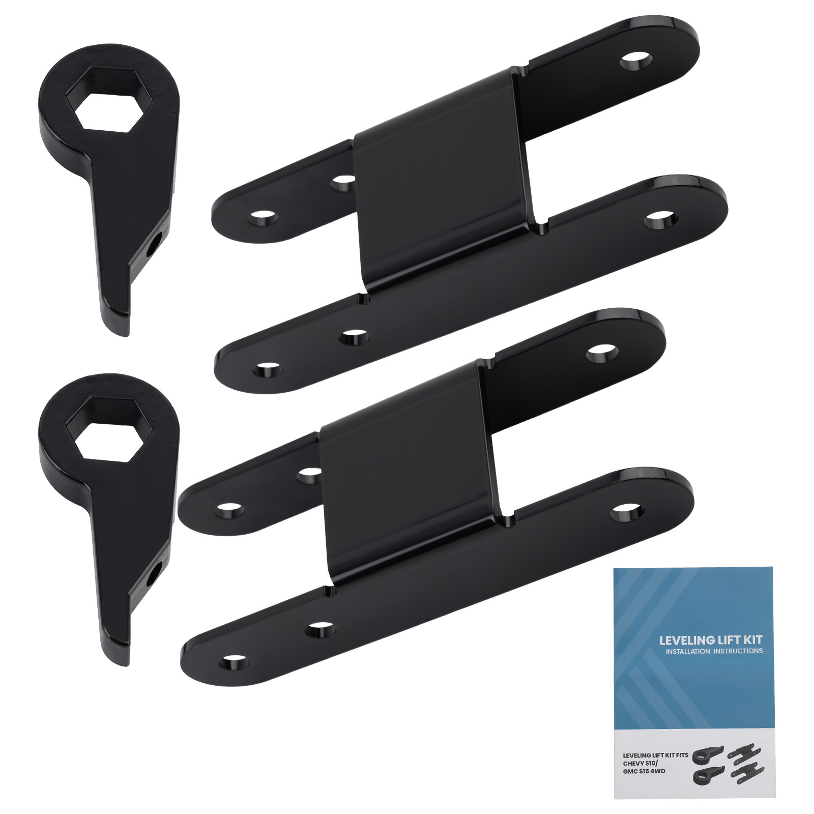 Höherlegungskit Level Lift Kit vorder & hinter for Chevy S10 GMC S15 4WD 1