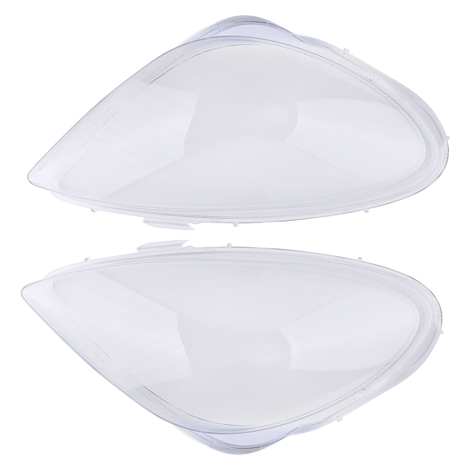 A Pair Headlight Lens Cover For Mercedes-Benz R171 SLK 2005-11 Polycarbonate