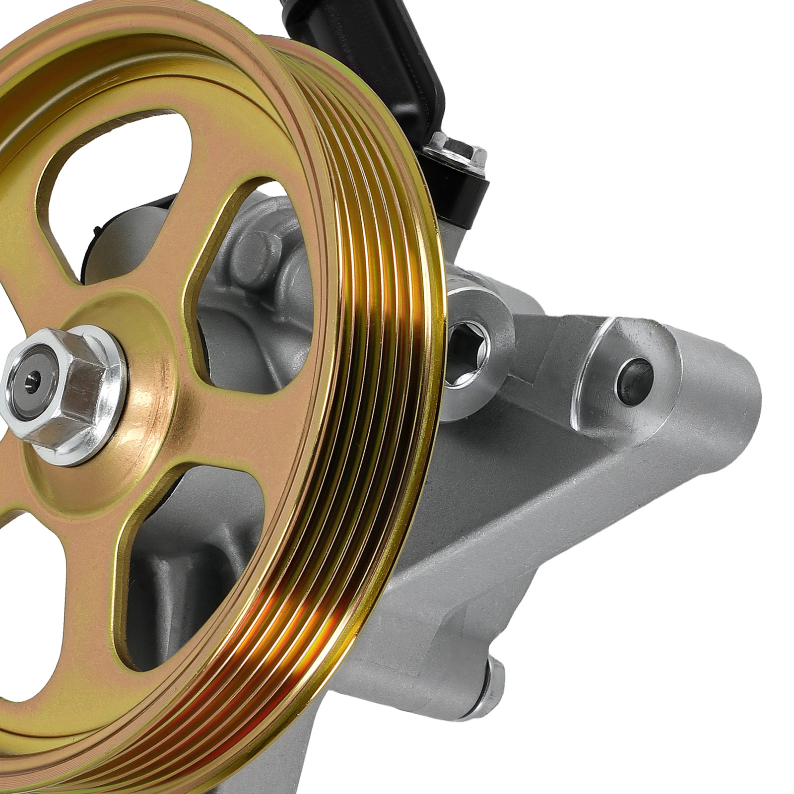 Power Steering Pump w/ Pulley for Honda Accord 2008-2012 Pilot 09-2011 3.5L