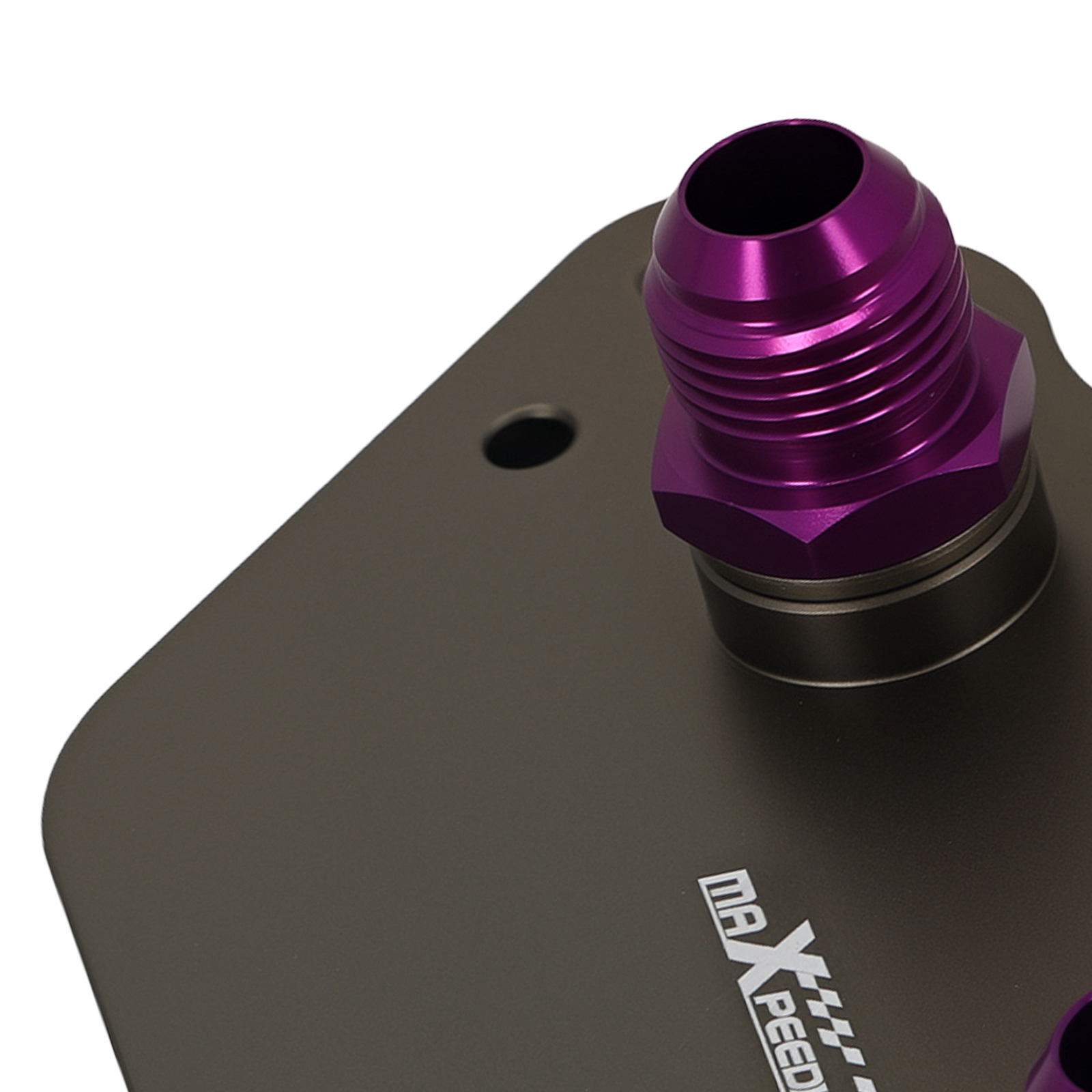 AN10 Oil Filter Adapter for Audi S3 S4 A4L B8 A6 C7 2.8 3.0 Purple Aluminum