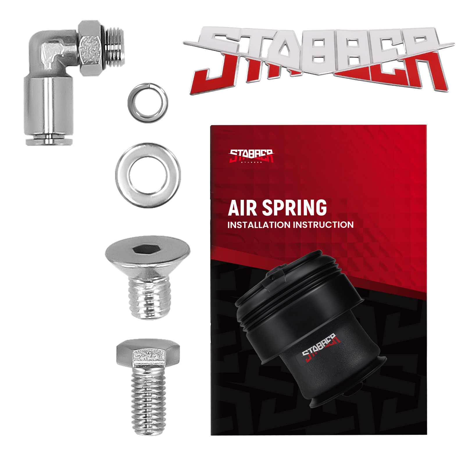 STABBER Universal 2500lb Air Spring Bag For Ford F-150/F-250/F-350/F-450 2 & 4WD