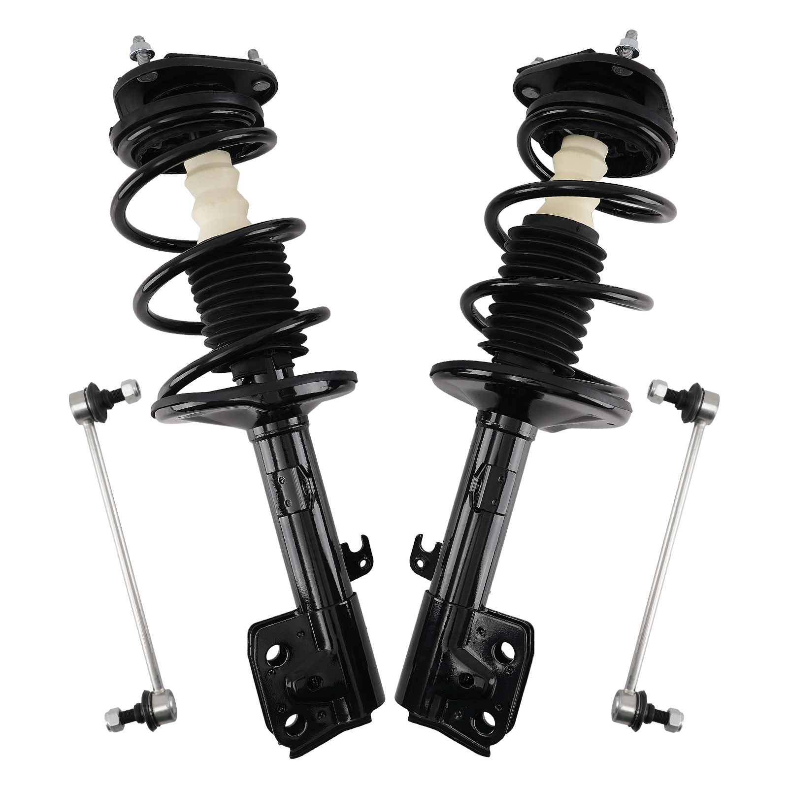 Front Struts w/ Sway Bar Link for 09-13 Toyota Corolla 1.8L 11-13 Matrix 2.4L