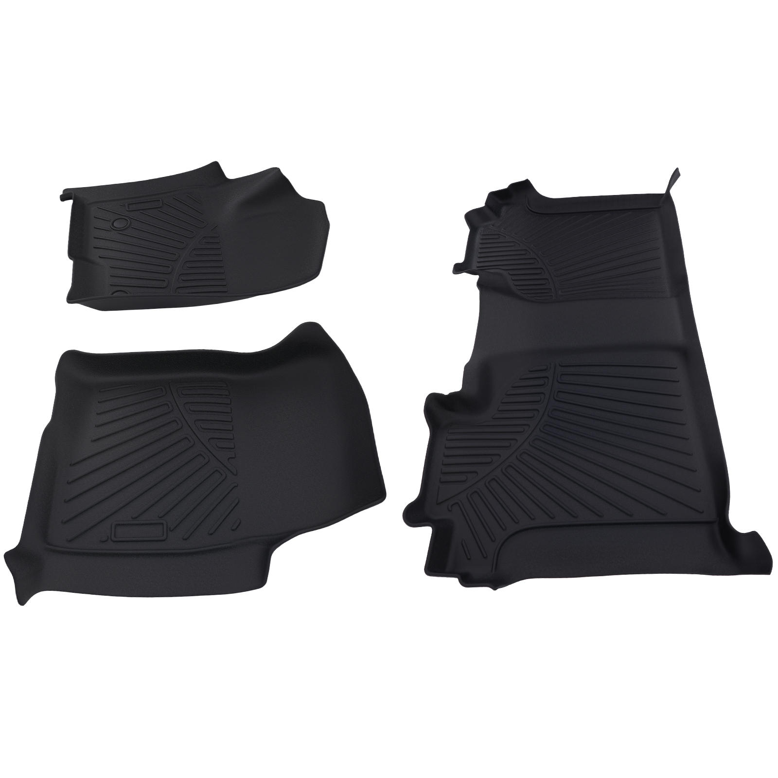TPE Floor Mat Liners For Chevrolet Silverado 2020-25 All Weather Waterproof QME
