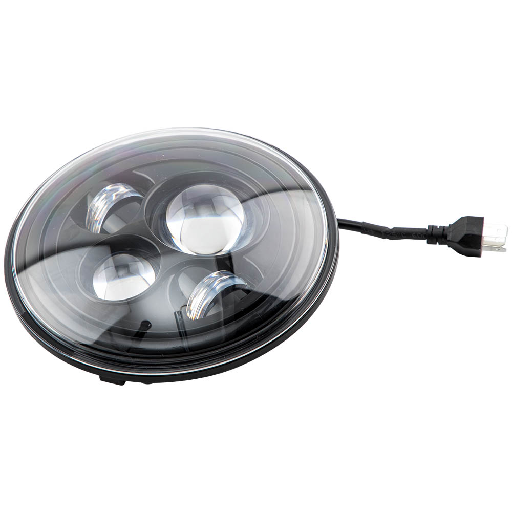 7 Inch Round LED Headlight High/Low Beam For Jeep Wrangler JK TJ LJ CJ 1997-2018