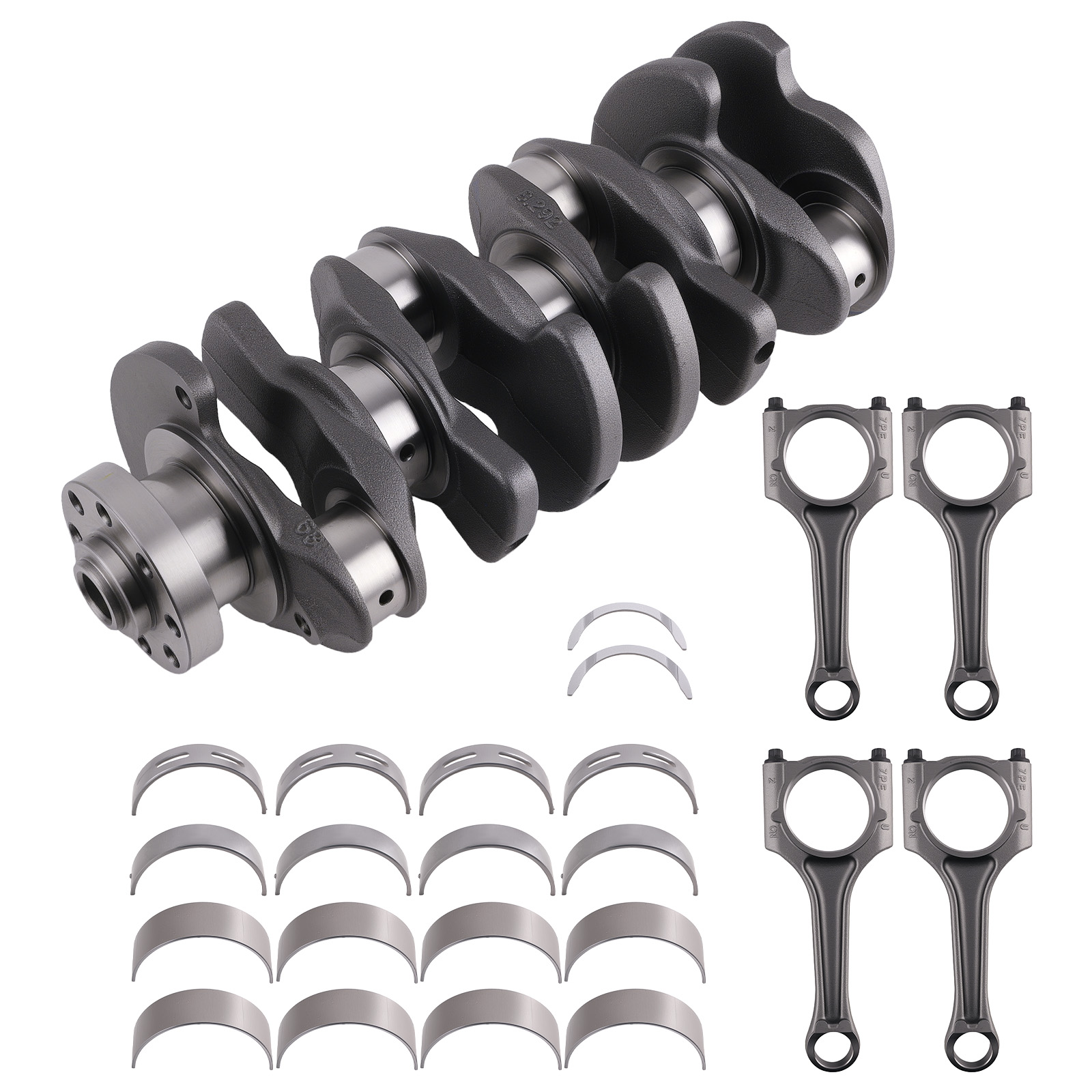 2.0T Engine Crankshaft Rods & Bearing Set for VW Audi Seat Skoda CAWA CAWB CBFA