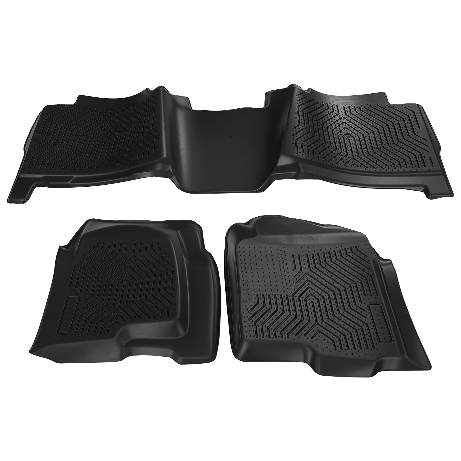 Carpet Floor Mats for GMC Sierra 1500 Classic Chevy Silverado 2007 Crew Cab