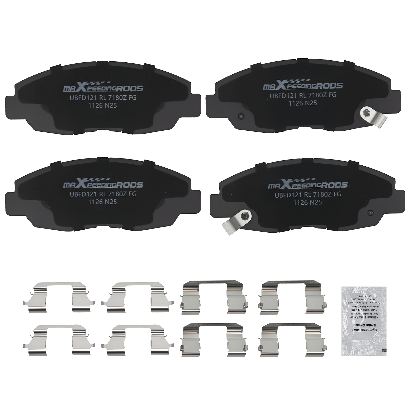 Front Ceramic Brake Pads Kit  for Honda Civic/Insight 1.3-2.0L 1996-2014 D465