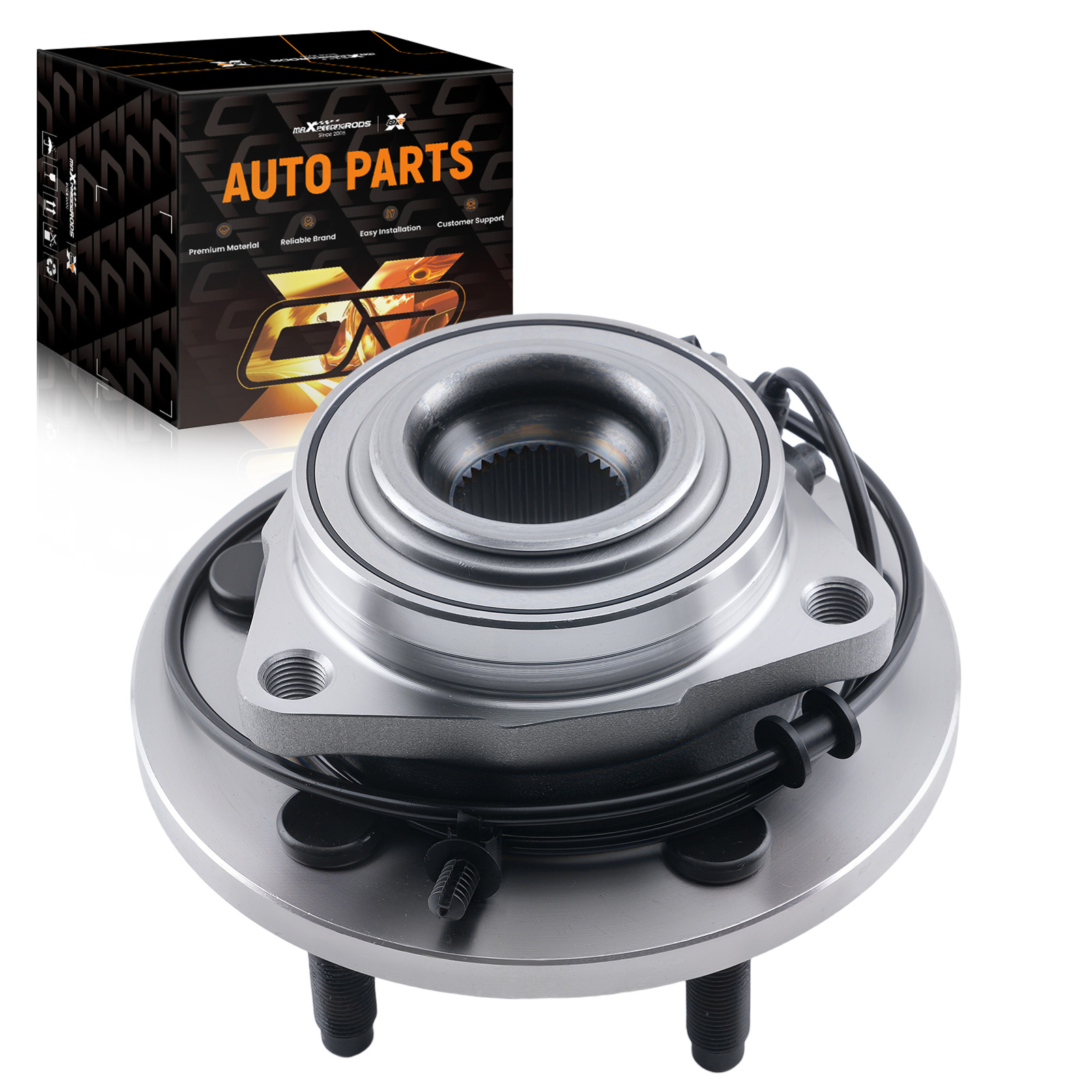 Front Wheel Hub Assembly L/R for DODGE DURANGO 04-05 513207 1411-49195 ABS