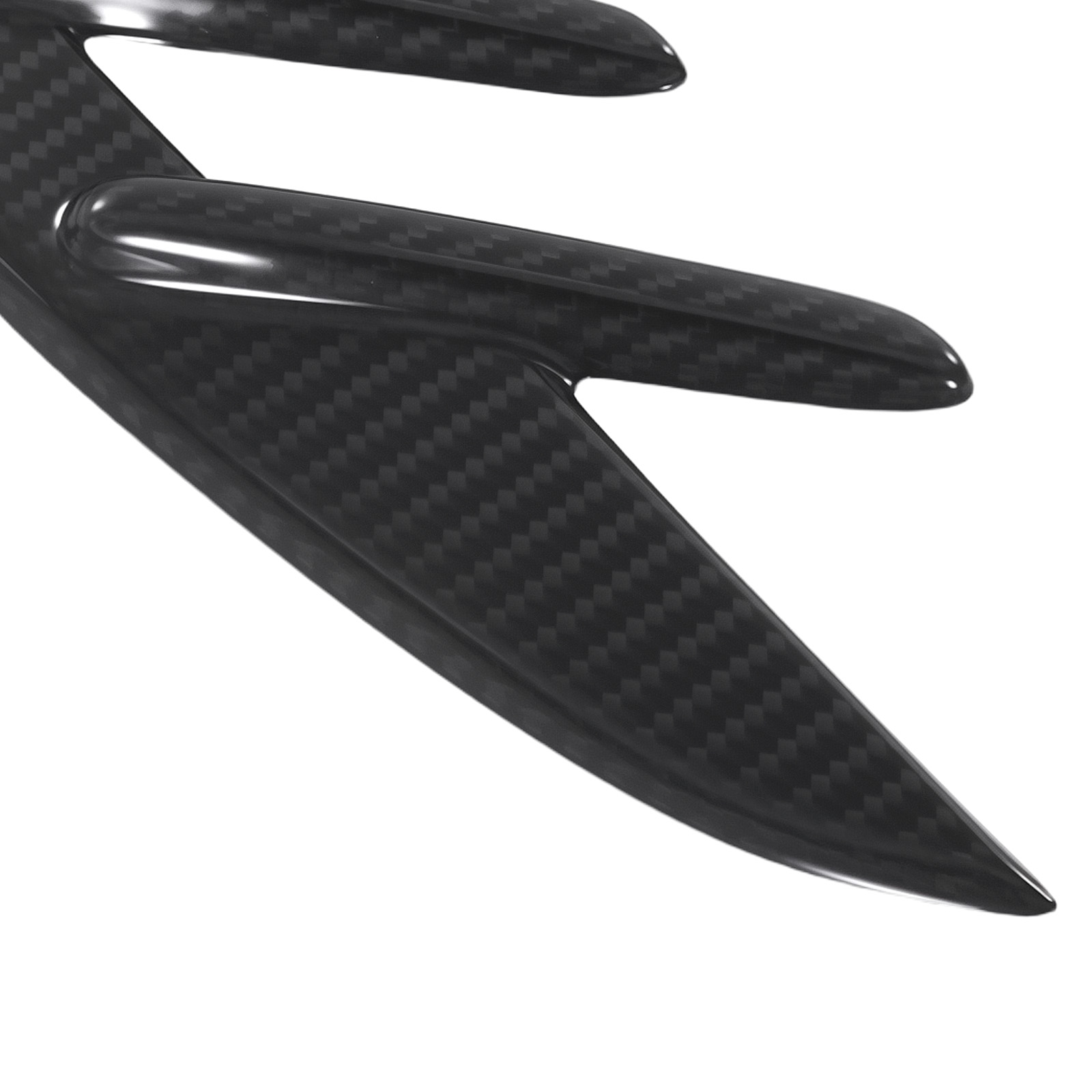 Black Carbon Fiber Side Fender Vent for BMW G80 M3 2021-2024 Trim Cover