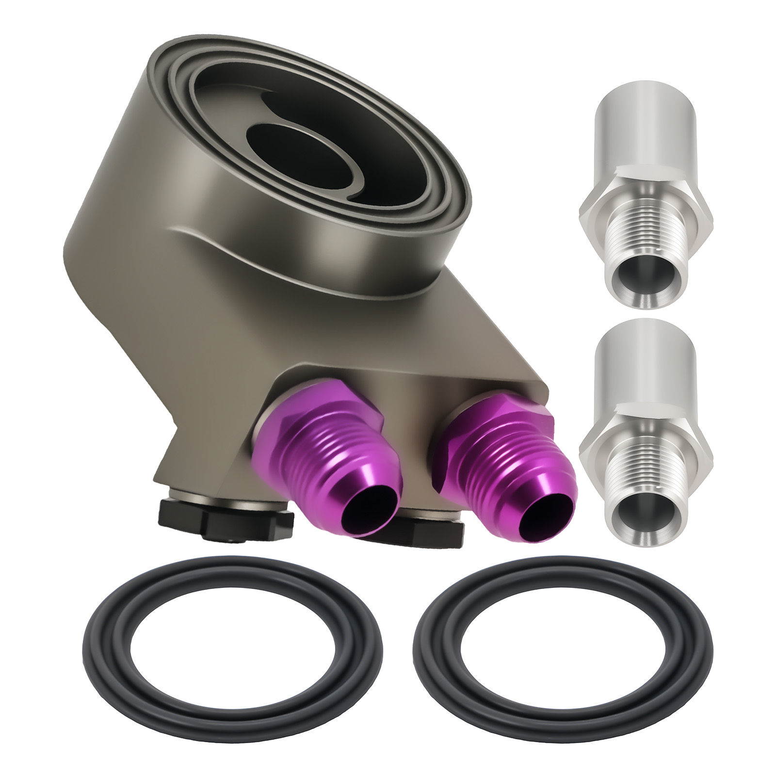 AN10 Adapter Sandwich Ölkühler for Toyota GT86 GR86 Subaru BRZ Alu CNC