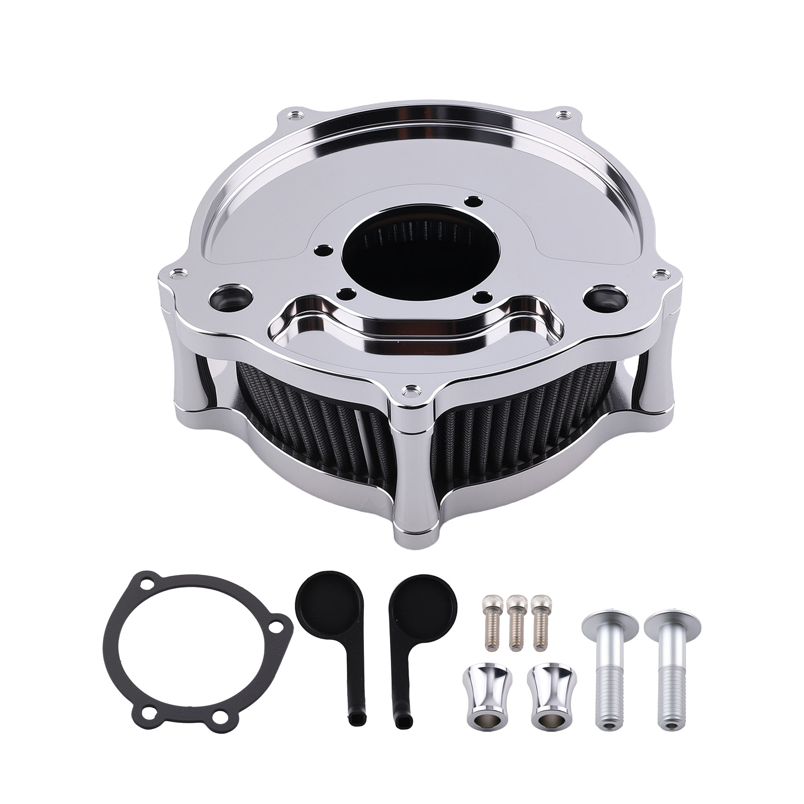 High Flow Air Filter Kit for Harley Sportster XL 1200 883 2004-2023 Aluminum