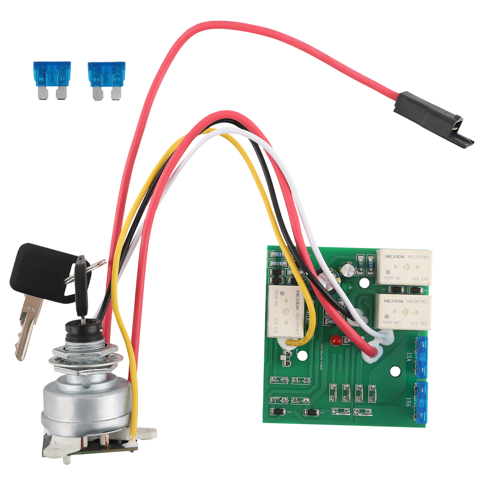 Ignition Key Switch Module for John Deere AM132500 GX255 GX325 GX335 GX345 GX355