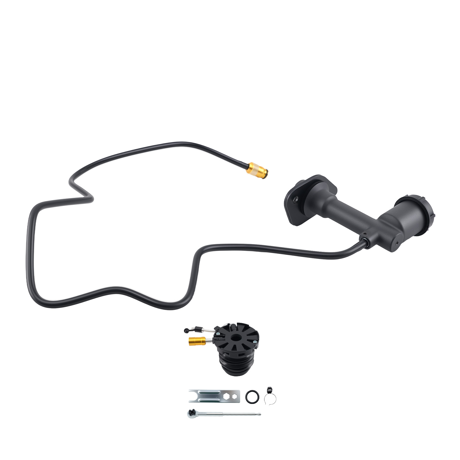 Clutch Master & Slave Cylinder Line Assembly For Ford F-150 F-250 136.65514