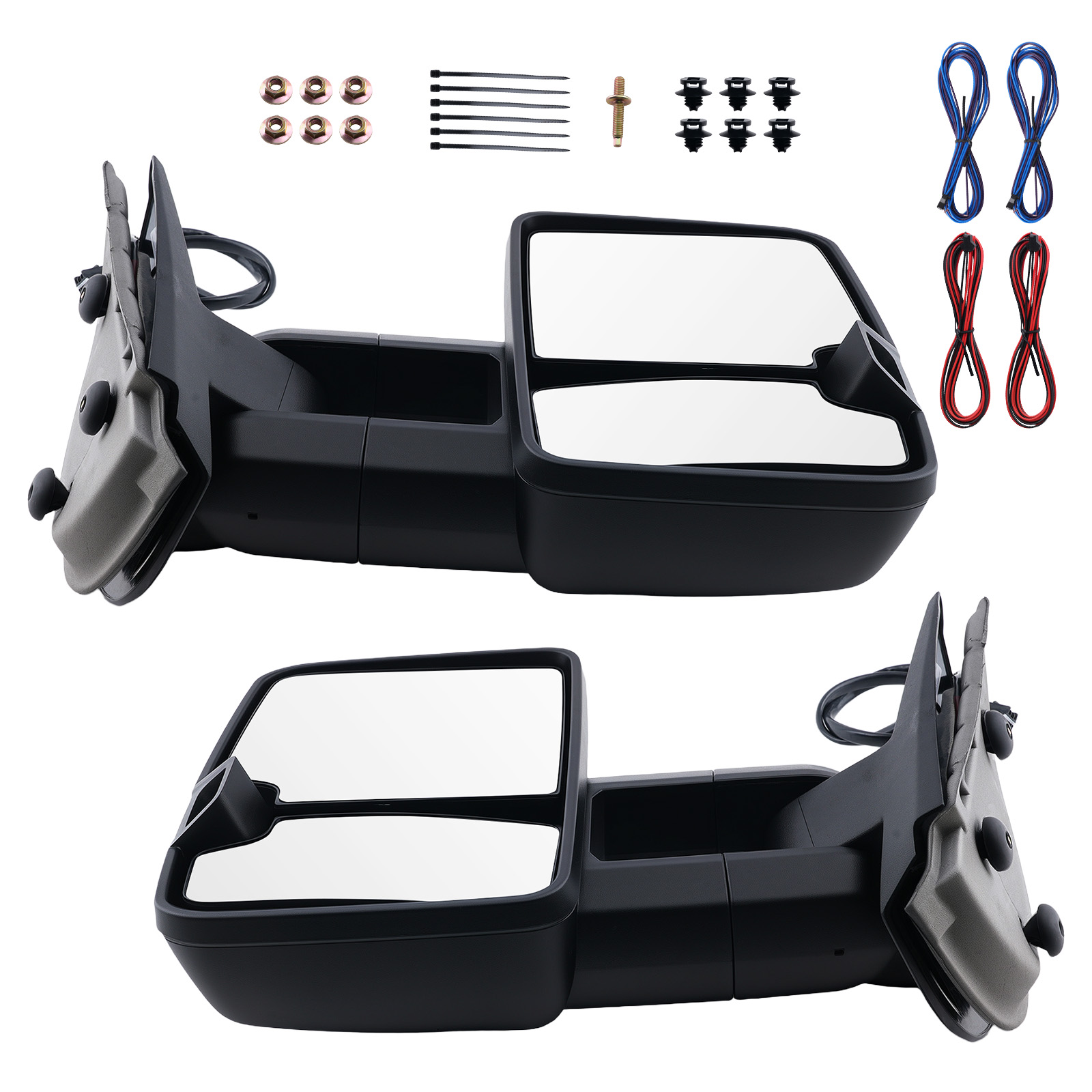 Side Mirror Black for Chevrolet Avalanche 2007-2013 15907123 15907124
