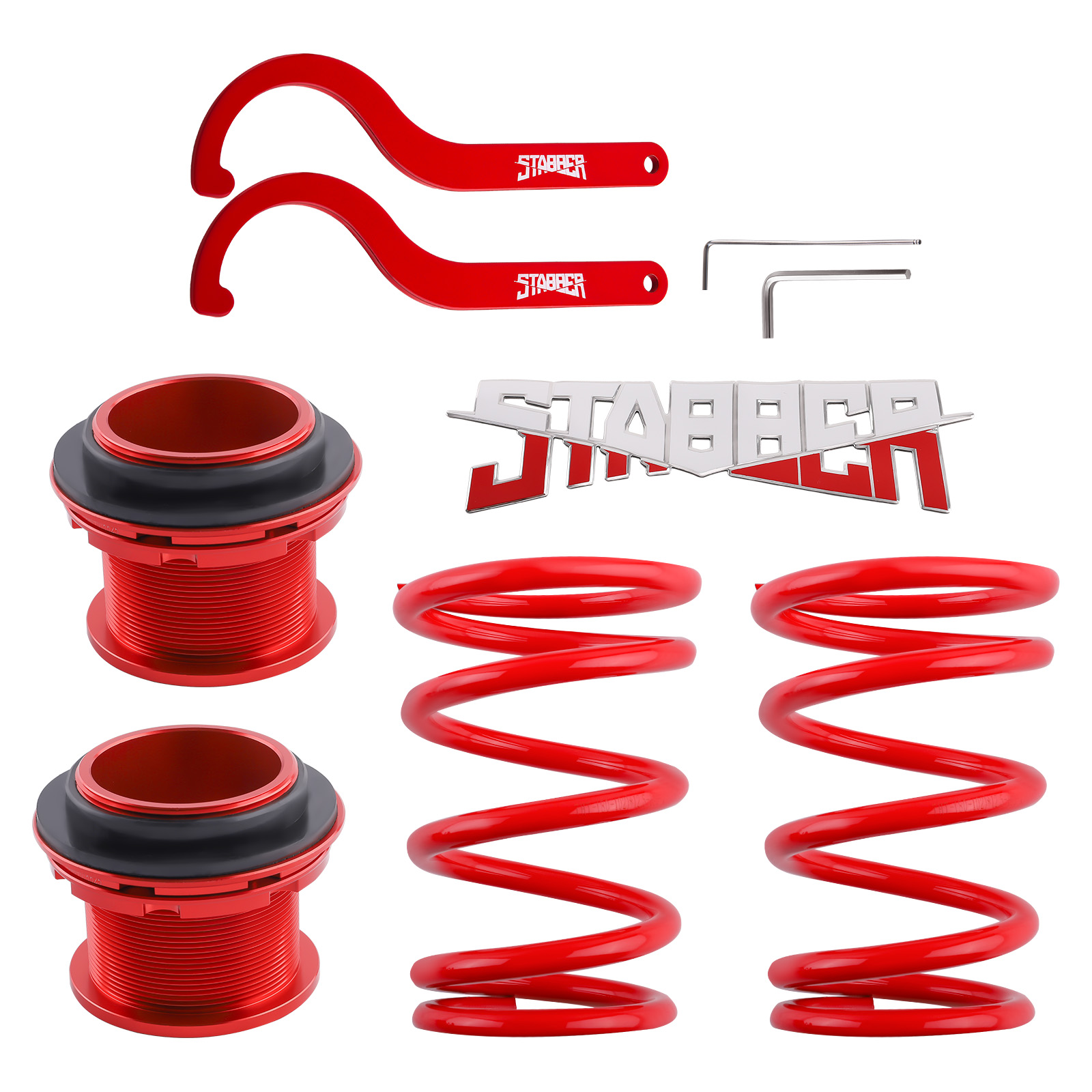 STABBER Racing Coilovers 24 Way Damper Adjustable for Ford Mustang 1994-04