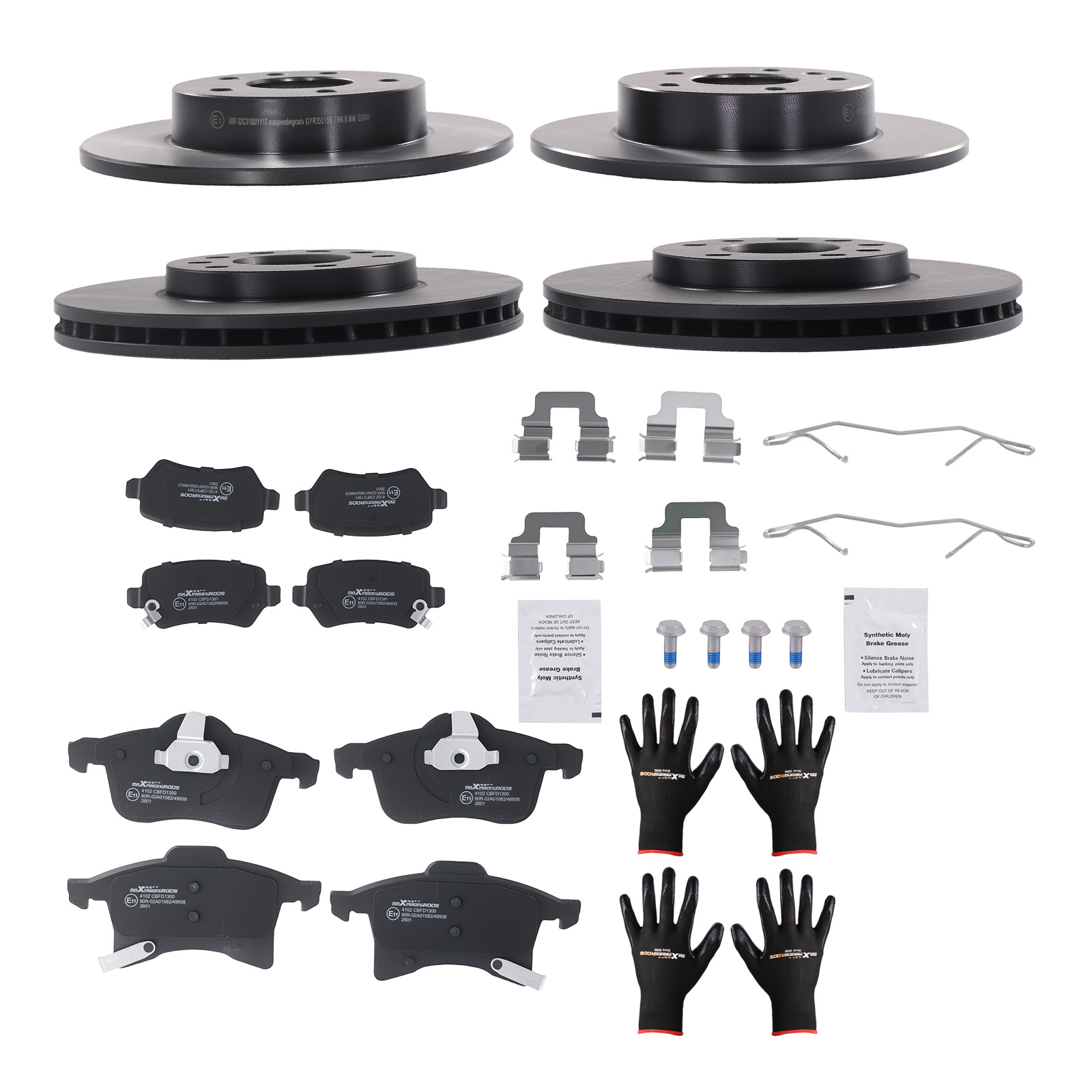 Bremsscheiben Bremsbeläge Set For Opel Astra H Stufenheck L69 Kasten L70 Classic