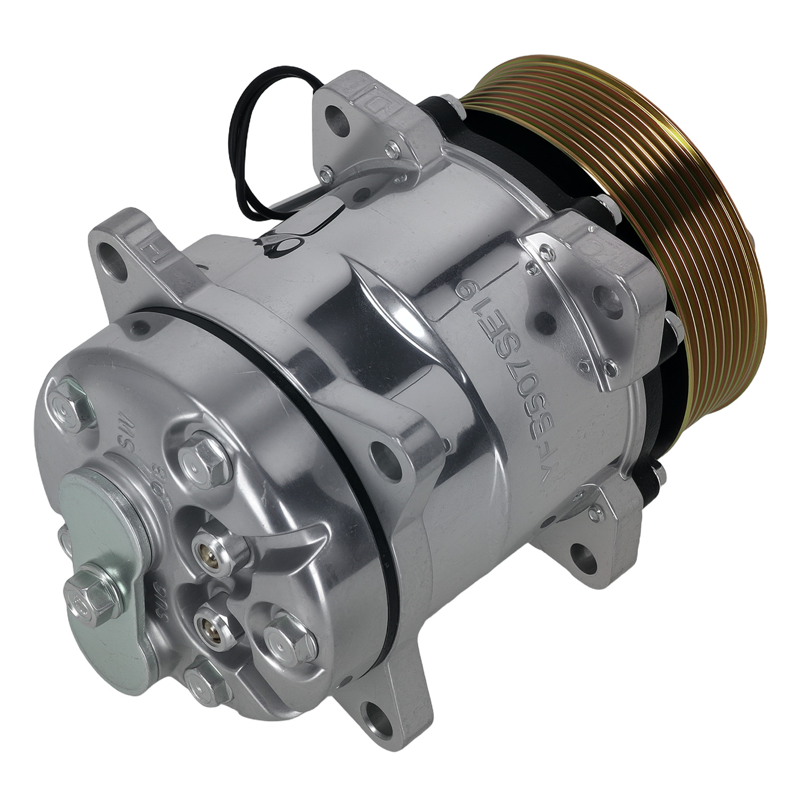 AC Compressor Kit For Carrier Transicold 20-102-870 118mm 8 Groove w/ Clutch