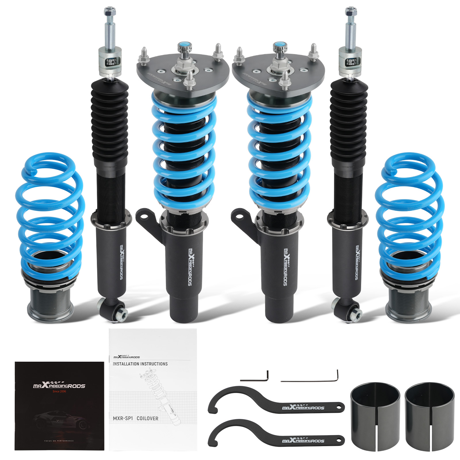 24 Wege Dämpfer Gewindefahrwerk for VW Golf VII 2017-2018 5G1 BE1 BE2 BQ1 1.0T