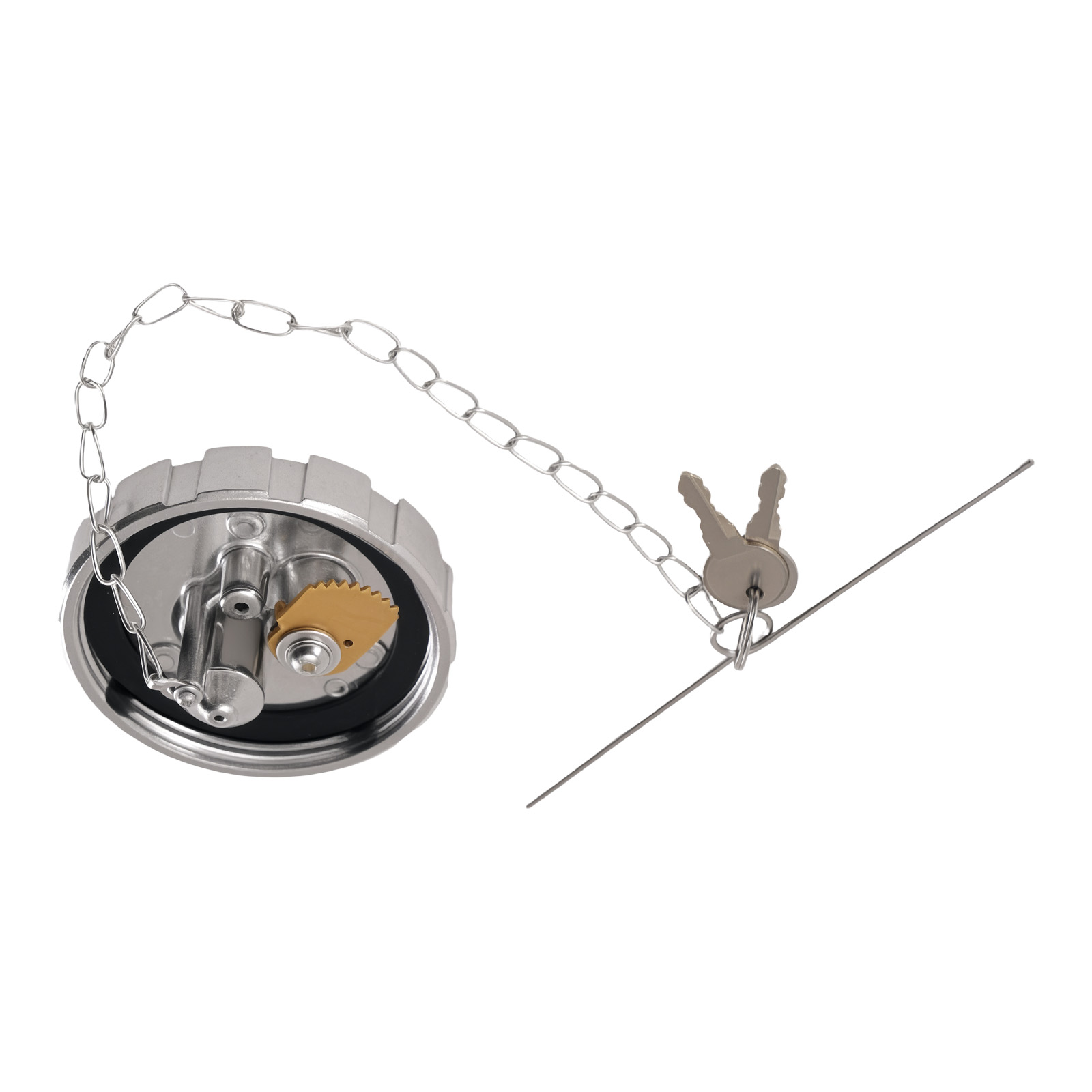 Anti-theft Diesel Cap for Freightliner Kenworth Western Star 572.1036 with Chain