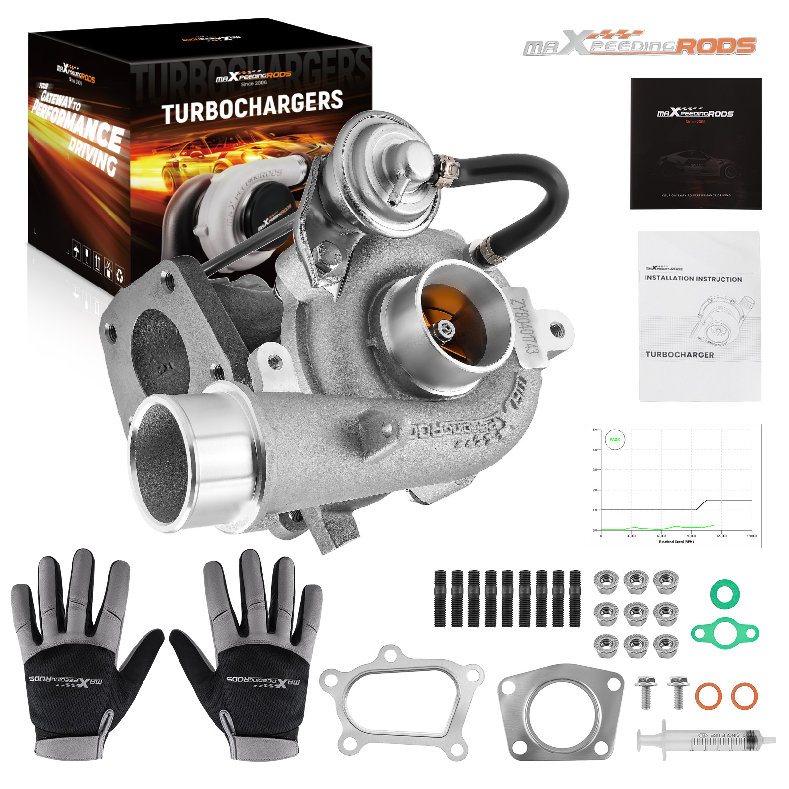 Turbolader for Mazda 3 BK BL 6 GG CX-7 06-16 ER MZR Disi 53047109904 Billet NEW