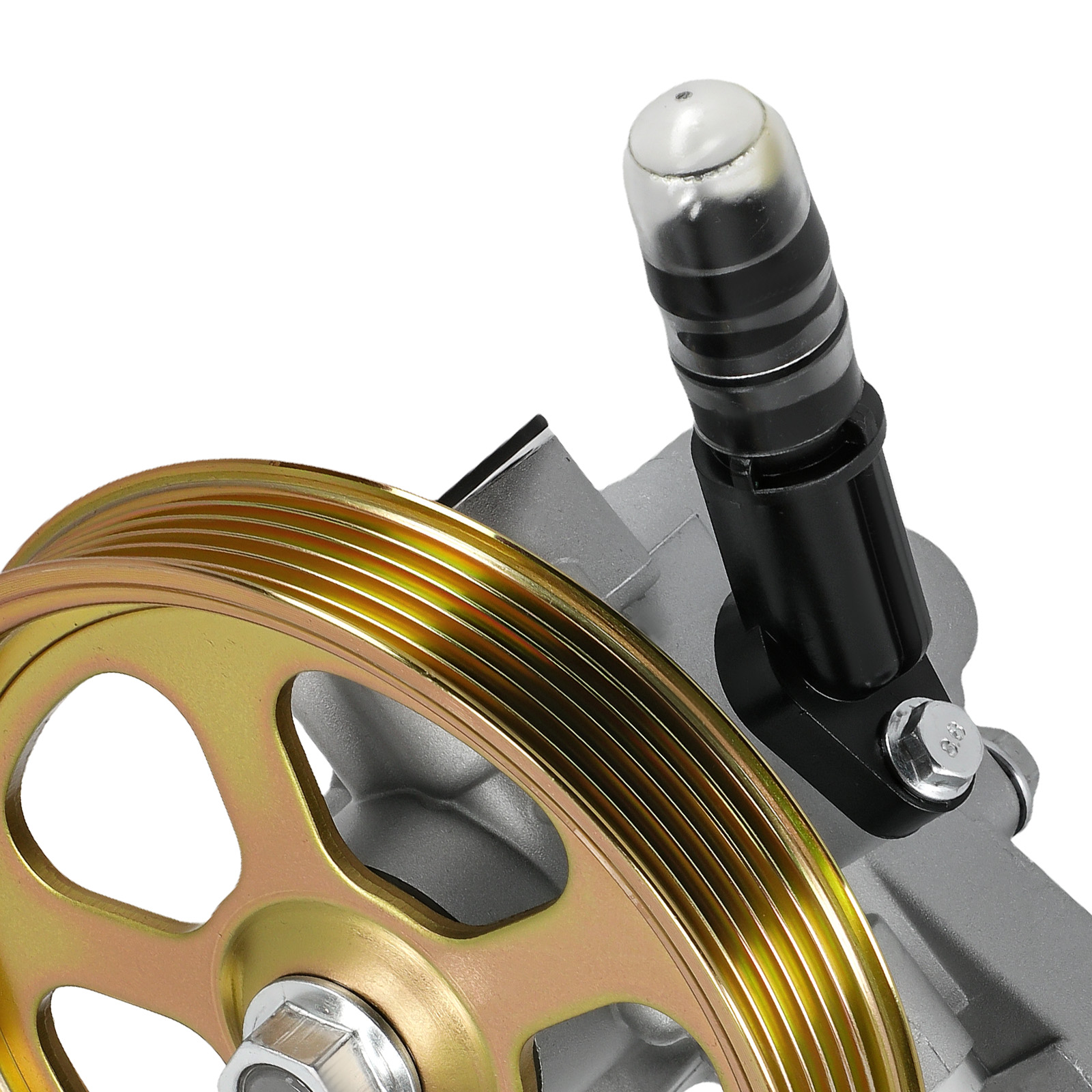 Power Steering Pump w/ Pulley for Honda Accord 2008-2012 Pilot 09-2011 3.5L