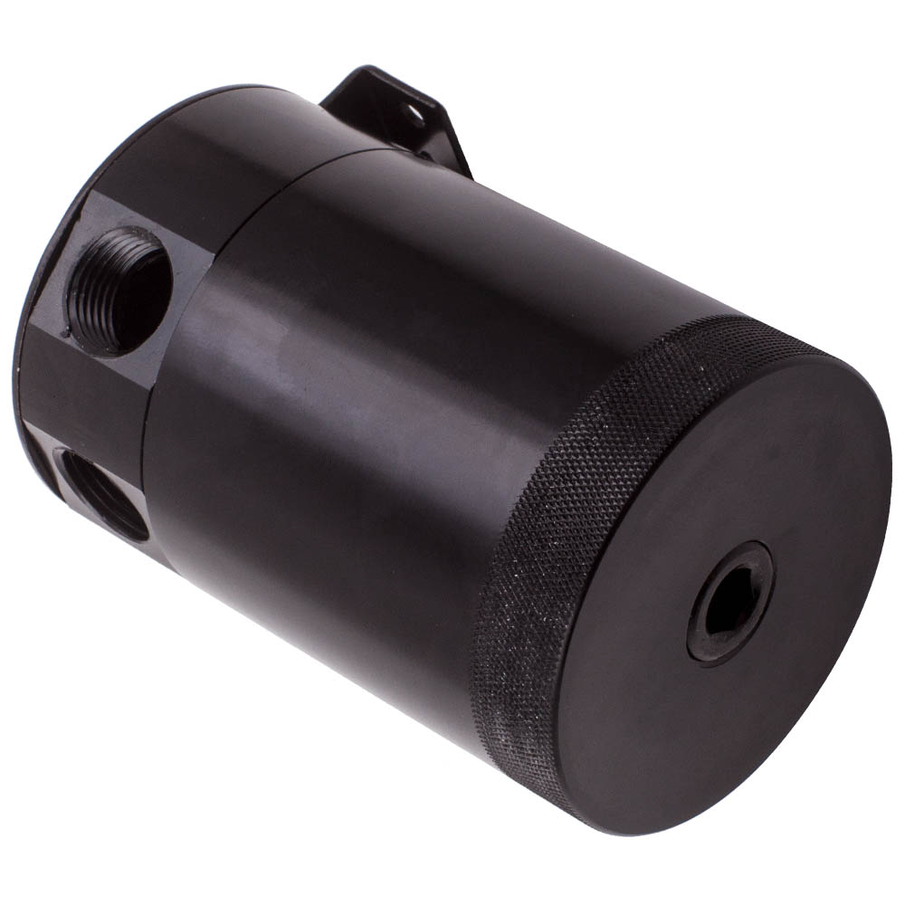 Universal Racing Baffled 3-Ports Oil Catch Can/Tank/Reservoir Air-Oil Separator
