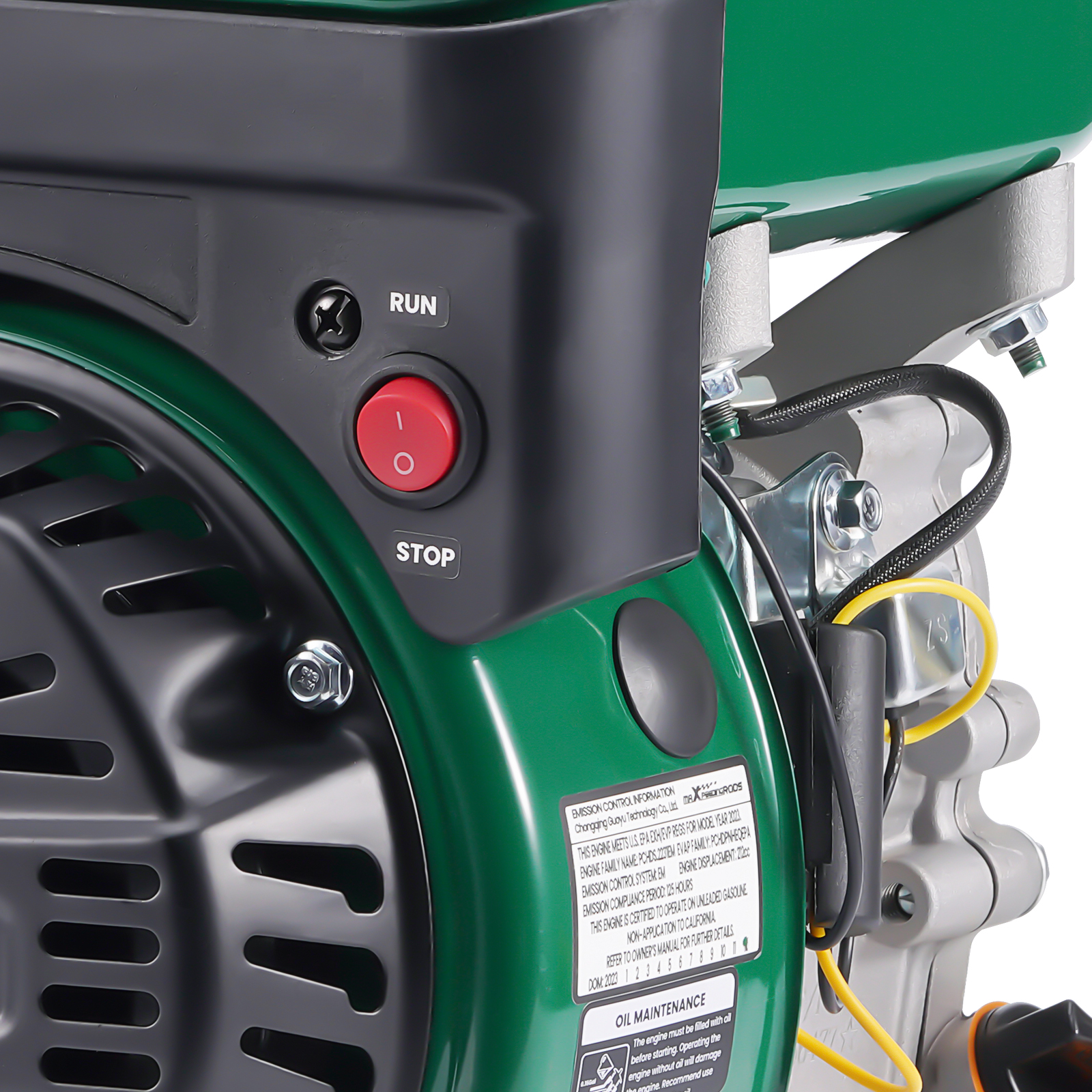 7HP Gasoline Engine Motor 212cc 4-Stroke Recoil Start Horizontal Pressure Washer