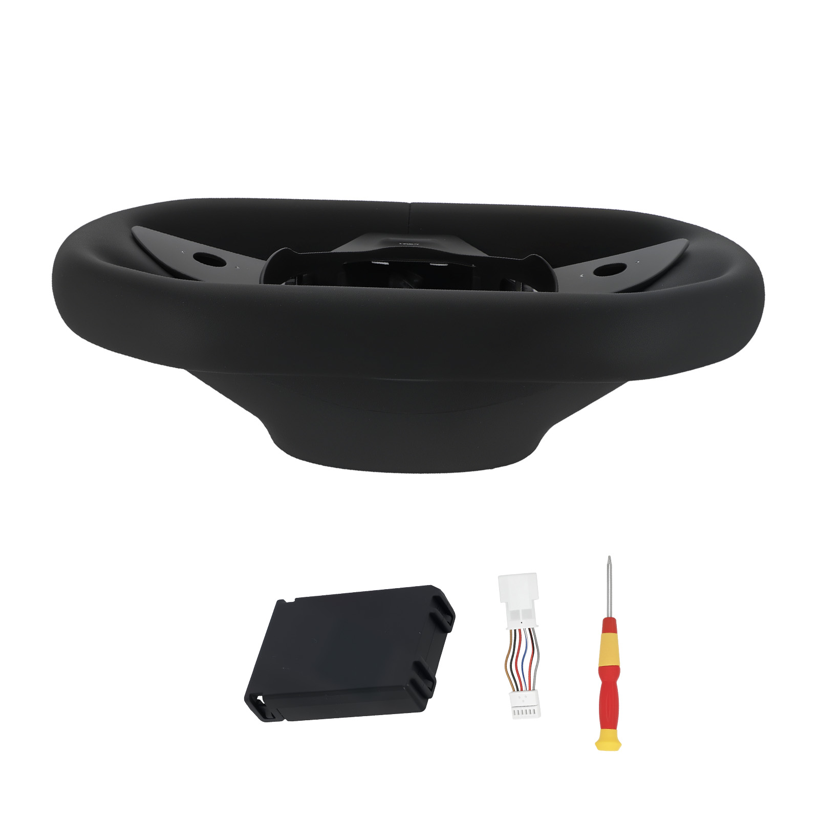 Heated Leather Steering Wheel for Tesla Model 3/Y 2017-2020 2021 2022 2023