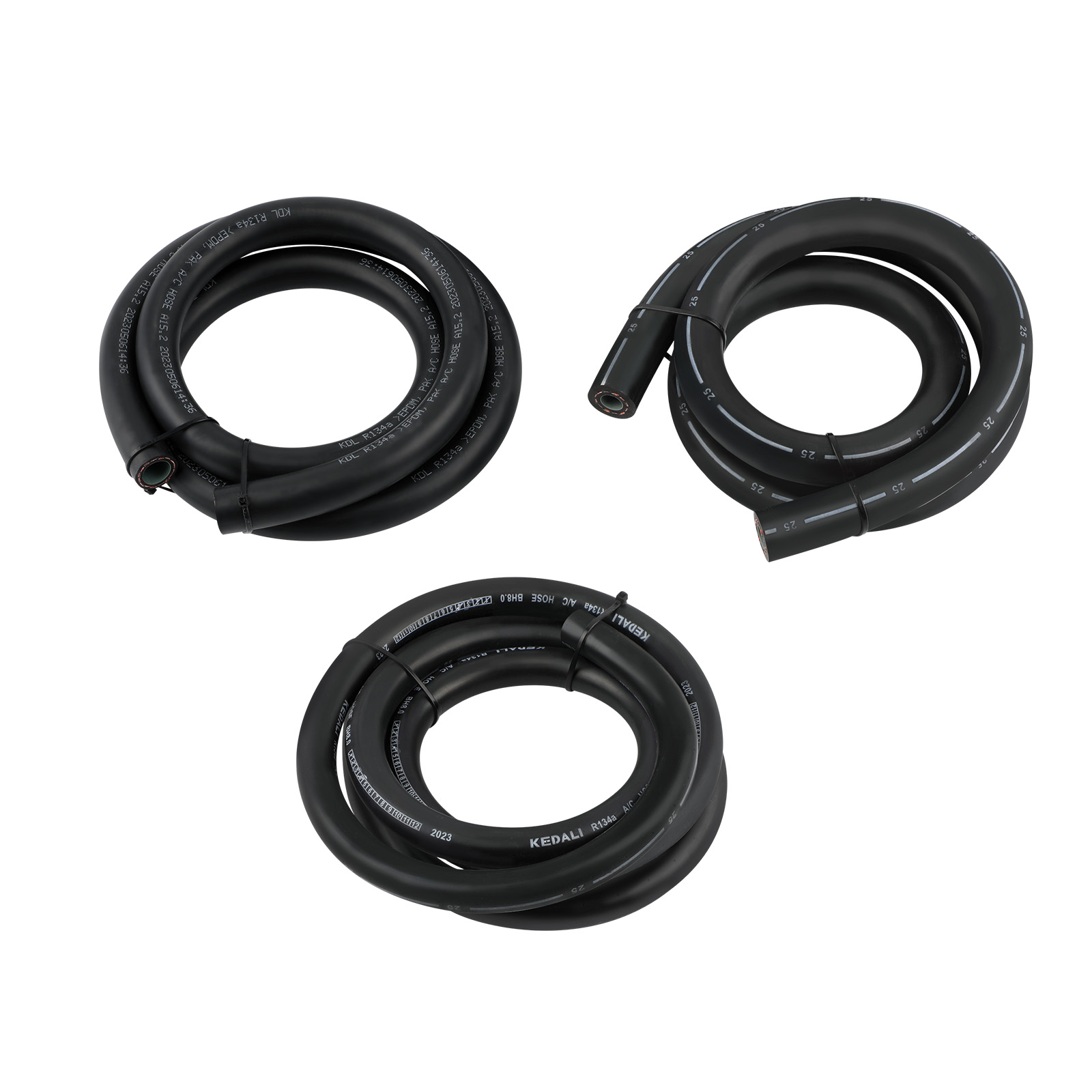 Universal 134a Air Conditioner Hose Kit O-Ring Fittings Drier AC Hose Assembly