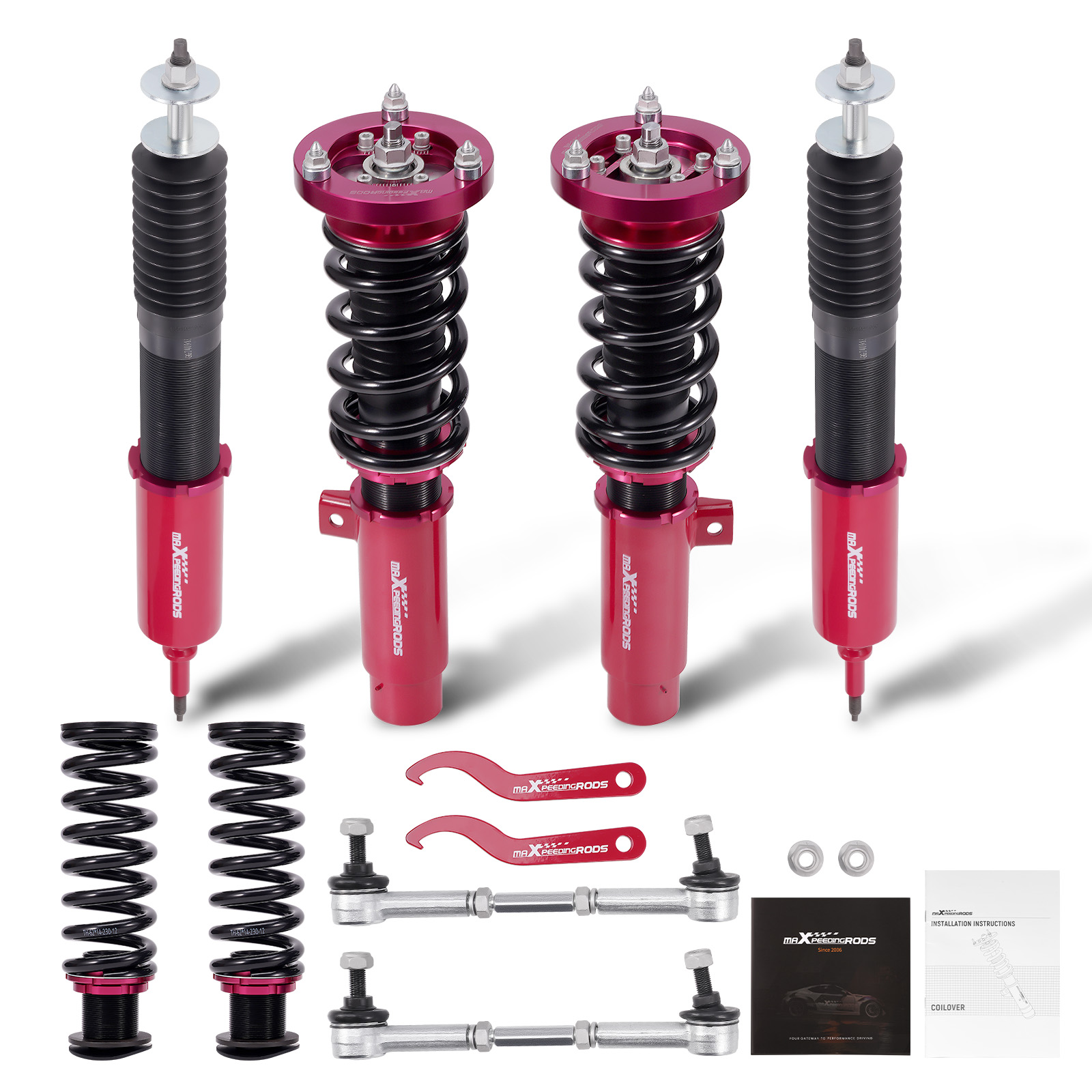 Coilovers Shock Struts Suspension Kit For BMW 3-Series E90/E91 2006-13
