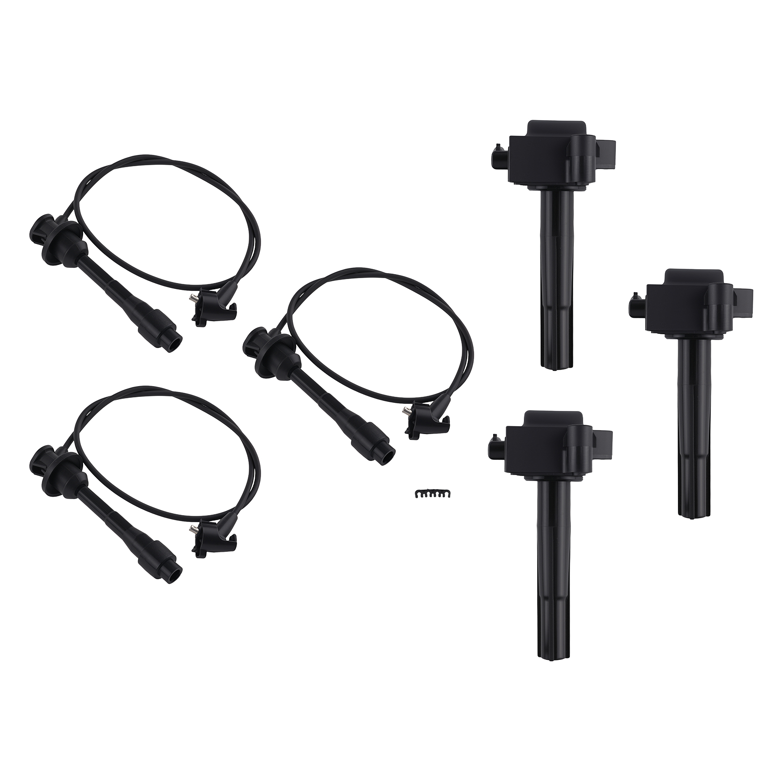 3pcs Ignition Coils & Wires Set for 96-03 Toyota Avalon Camry Lexus ES300 UF155
