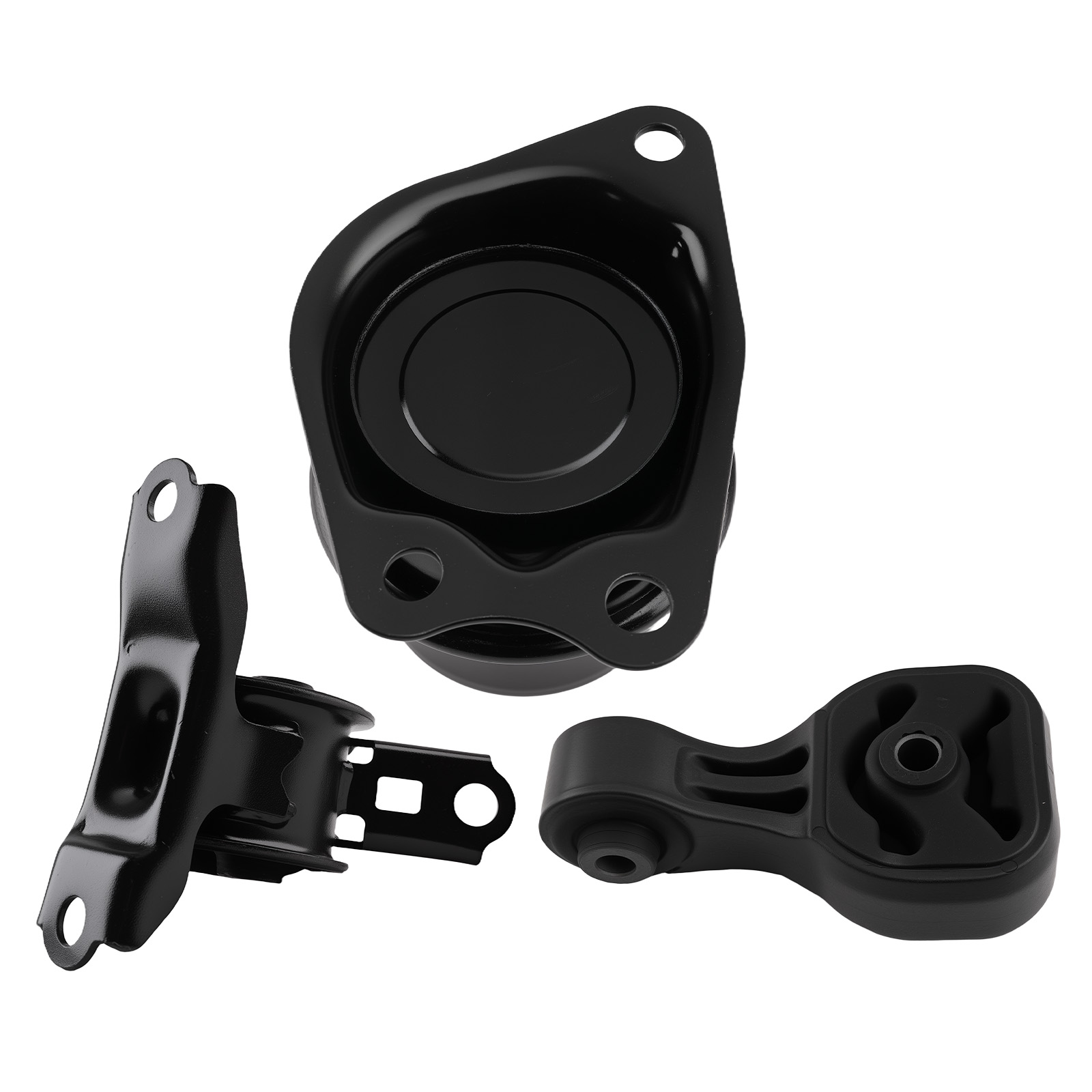 3X Front Rear Transmission Motor Mount Kit For Honda Fit 2009-2014 1.5L EM-5872