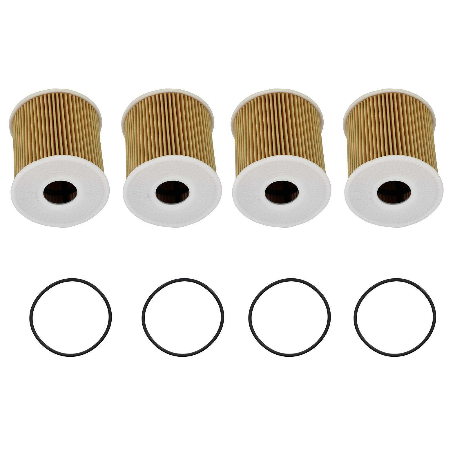 4PCS Engine Oil Filter for BMW E60 E90 F30 F32 X3 X5 11427541827