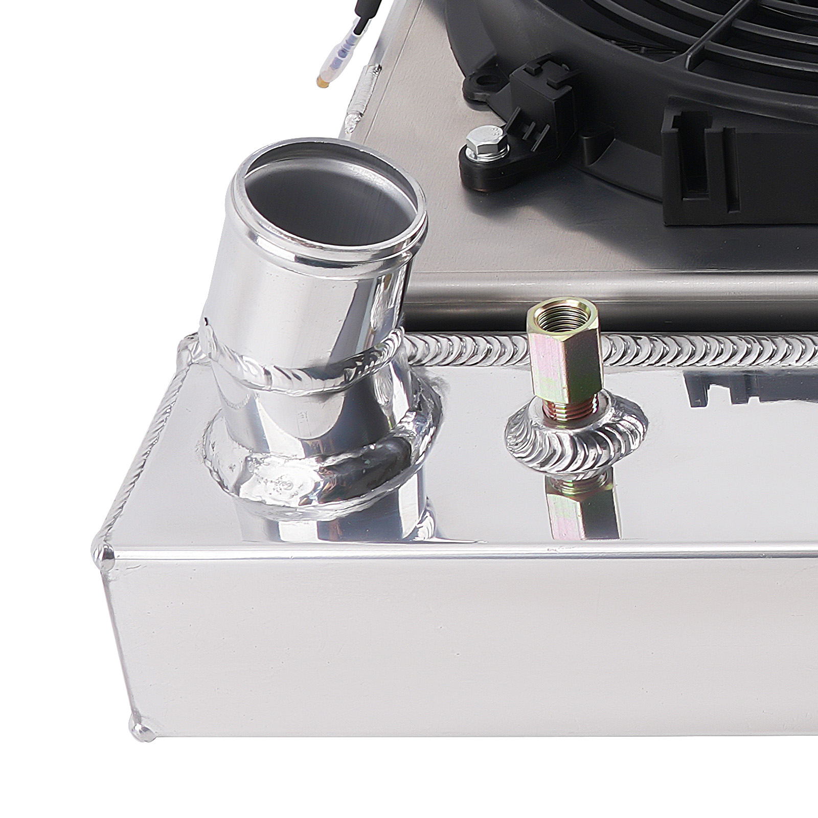 3 Row CrossFlow Radiator Shroud Fan for Chevrolet C/K Series 1967-1972 DPI369 AT