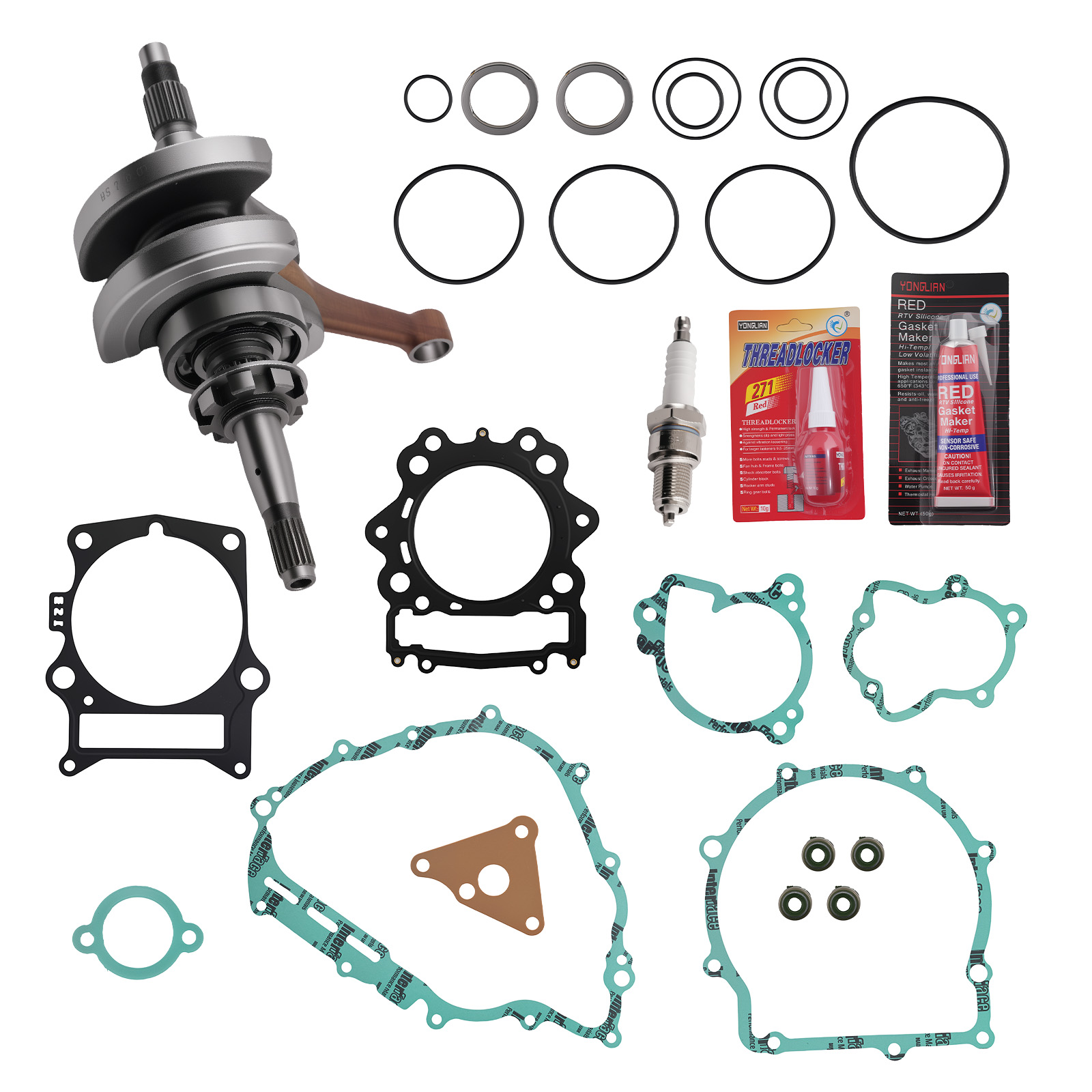 Complete Crankshaft for Yamaha Viking 700/Grizzly 700 FI 2007-2013 Steel Kit