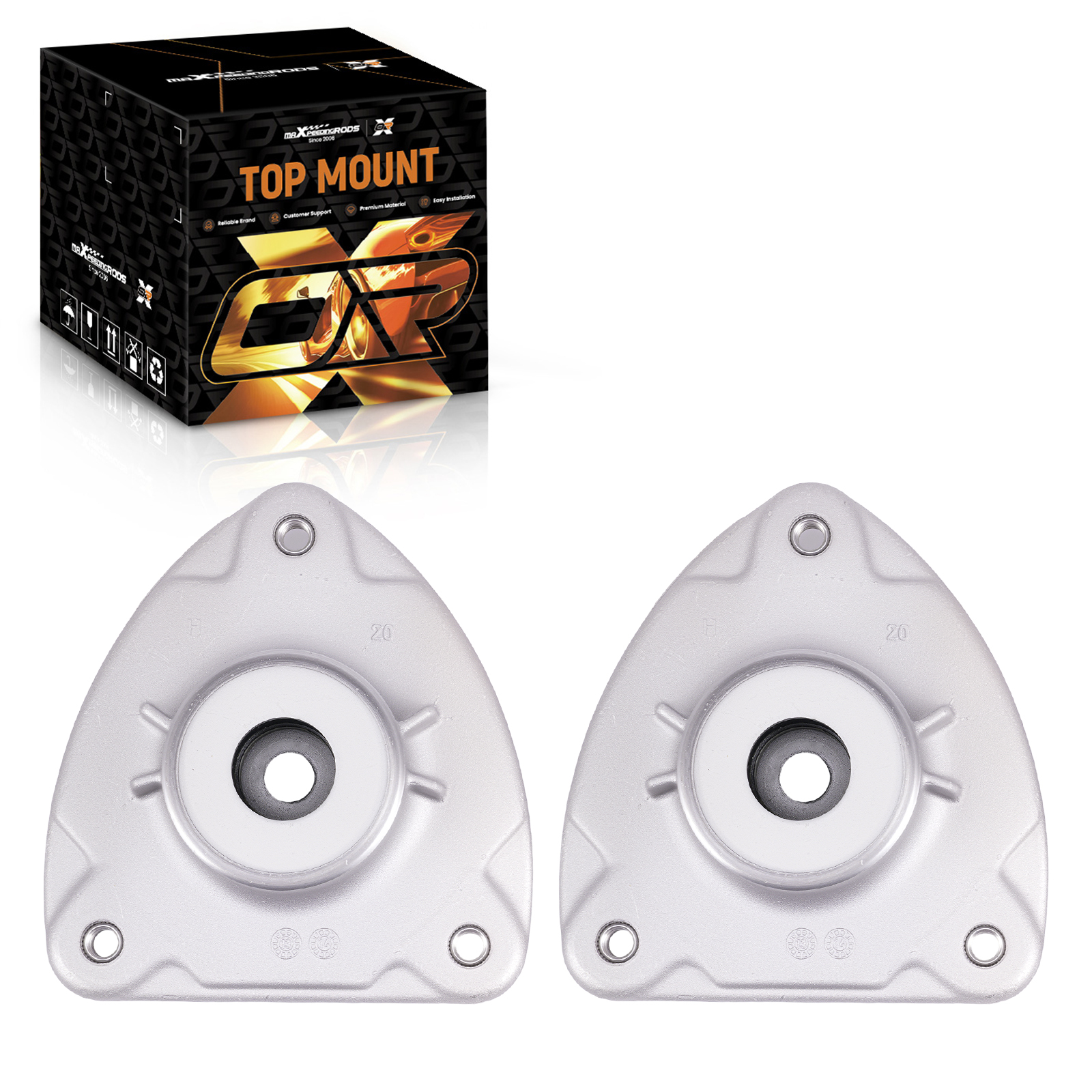 2x Domlager Oberes for Mercedes-Benz A-Klasse CLA B-Klasse GLA 802672 Vorne