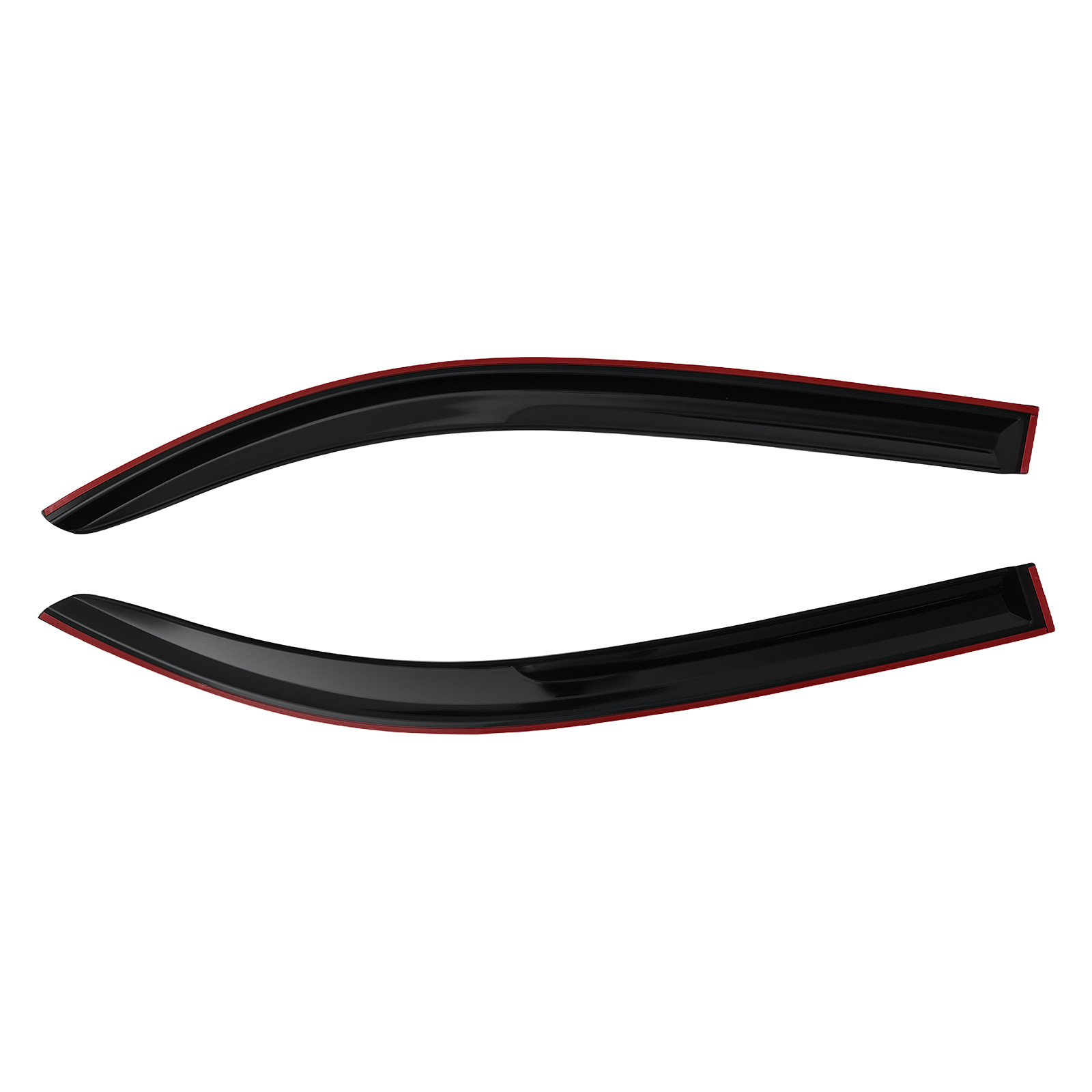 Window Visors Wind Deflectors Set for Toyota Tacoma Double Cab 2005-2015 Outside