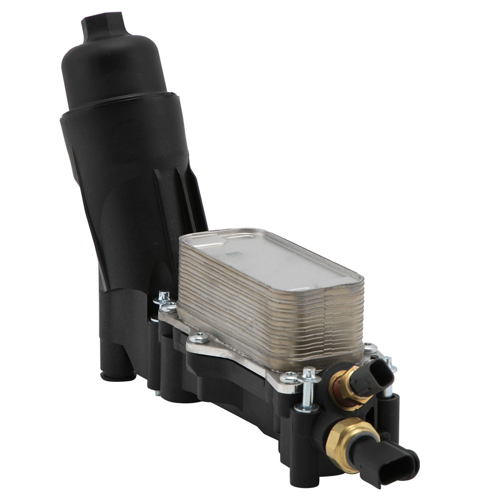 Oil Cooler Filter Housing Adapter w/ Sensor for Jeep Wrangler 3.6L V6 68105583AF