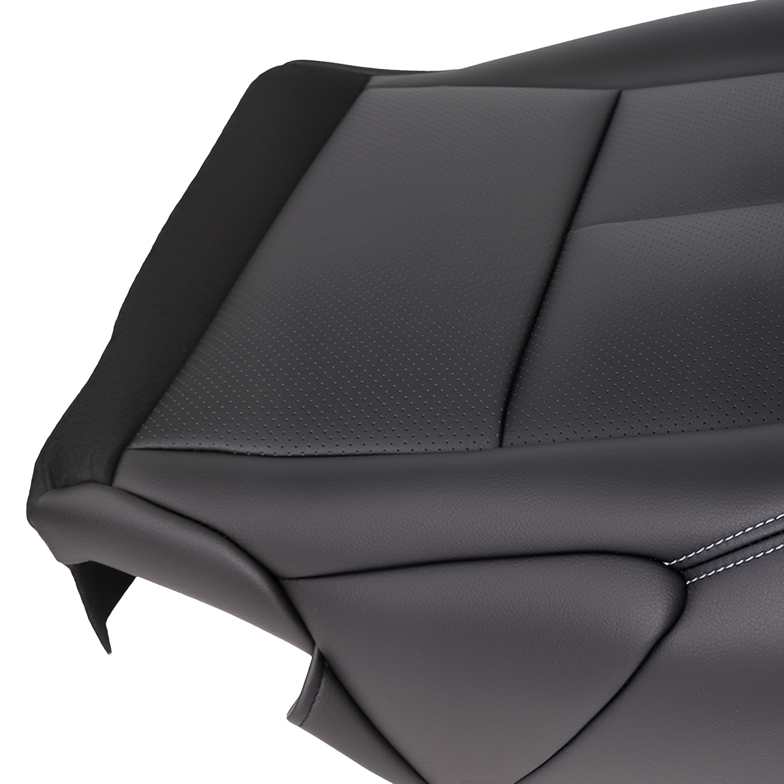 Driver Side Bottom Seat Cover for Nissan Murano Advance 2015-2023 Black