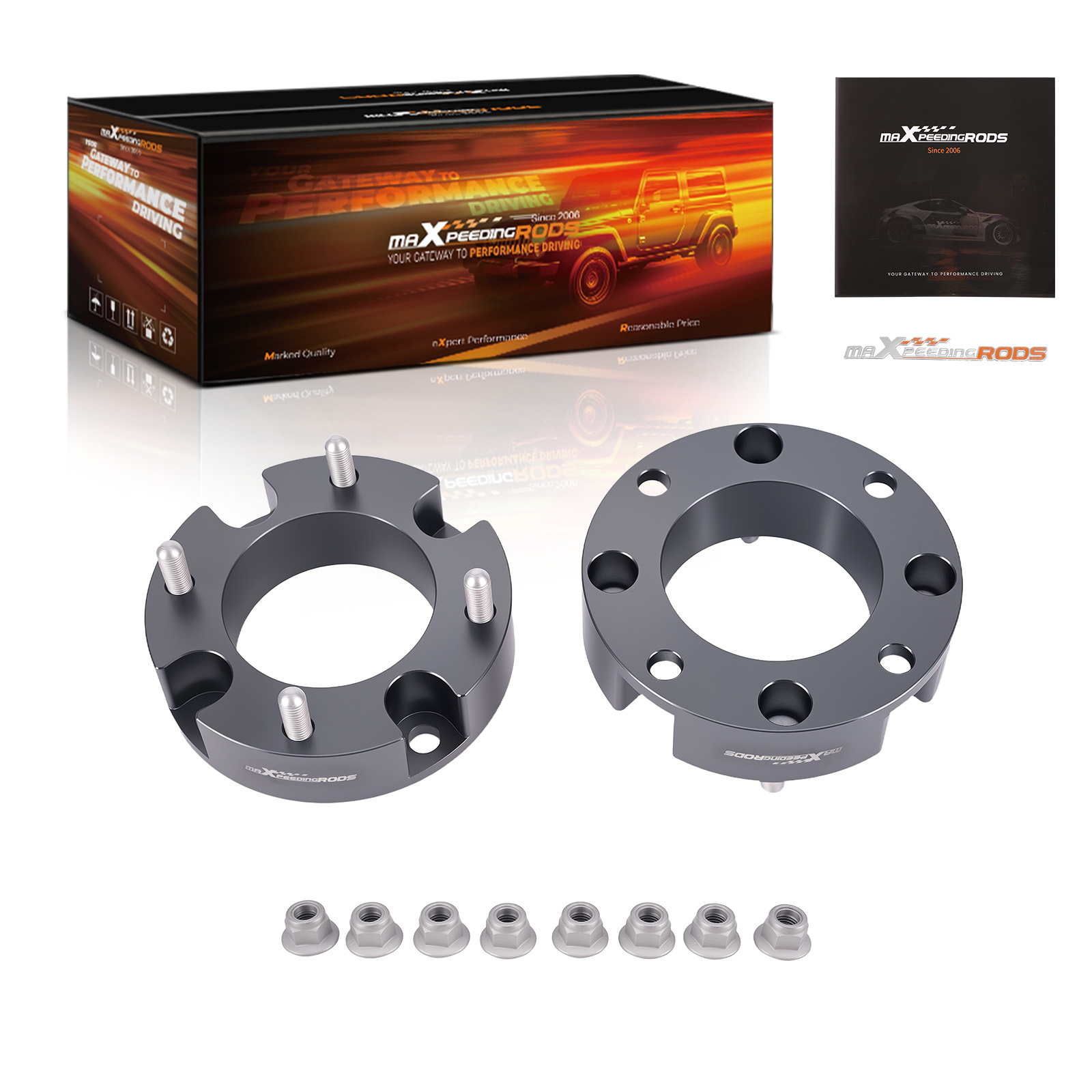 2 Inch Front Lift Spacers for Toyota Landcruiser UZJ200R 2007-2012 4WD